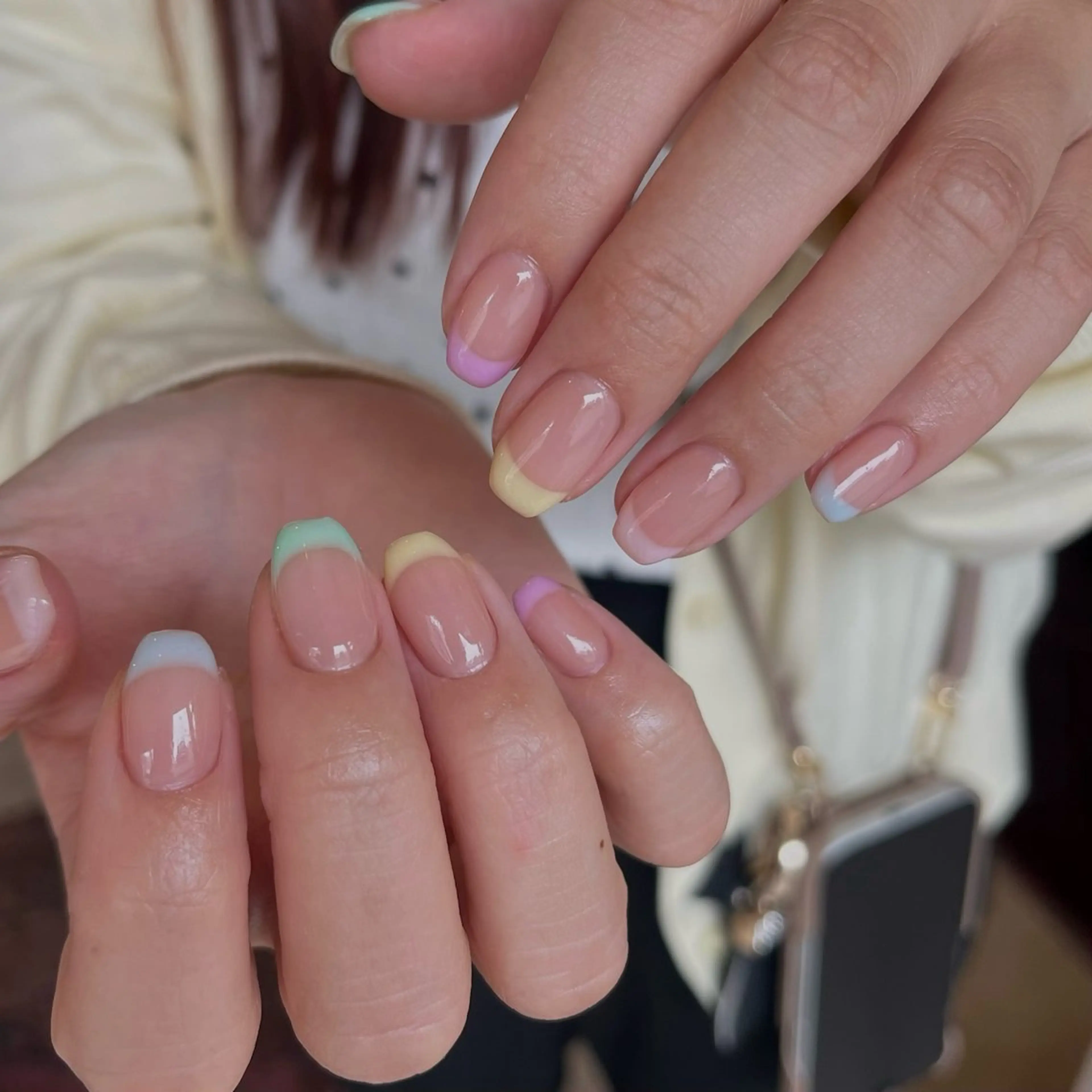 ネイル フレンチネイル shizuku .のネイルデザイン