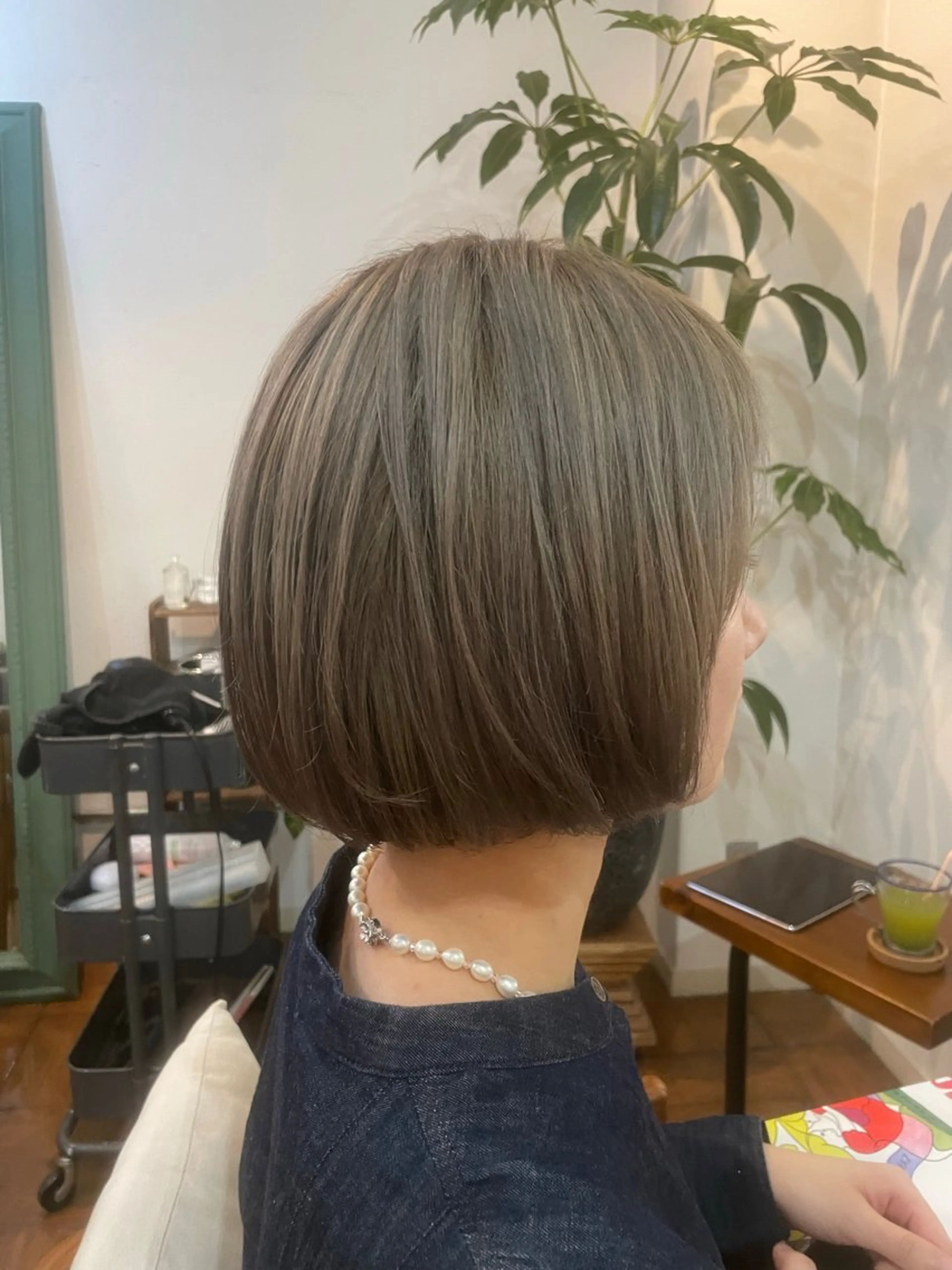 ミディアム ヘアカラー The centralのヘアスタイル