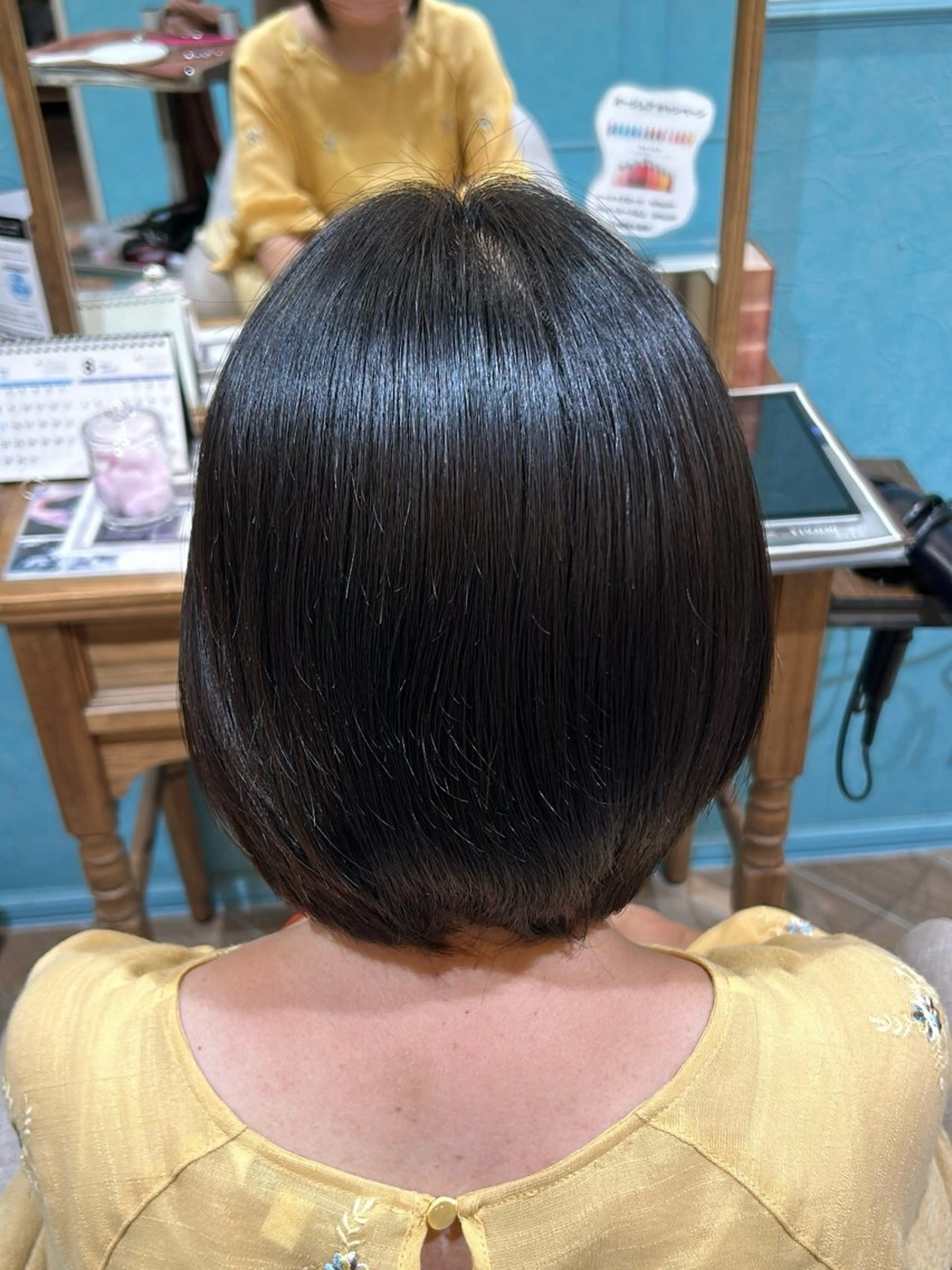 ミディアム 縮毛矯正 カット 縮毛矯正 河野 穂香のヘアスタイル