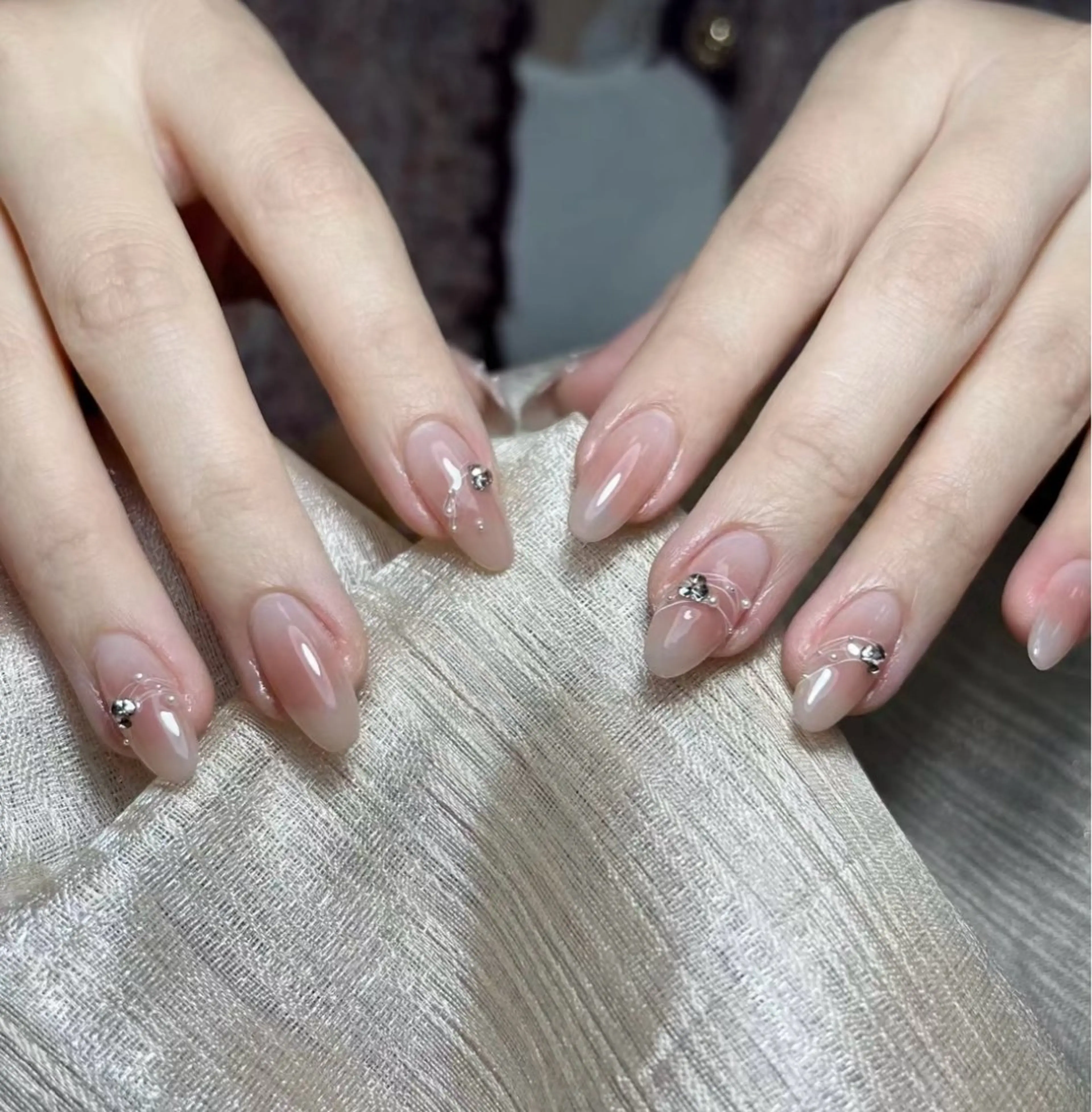 ネイル アートネイル チークネイル 長さ出し フットネイル ジェルネイル 山田 由奈のネイルデザイン