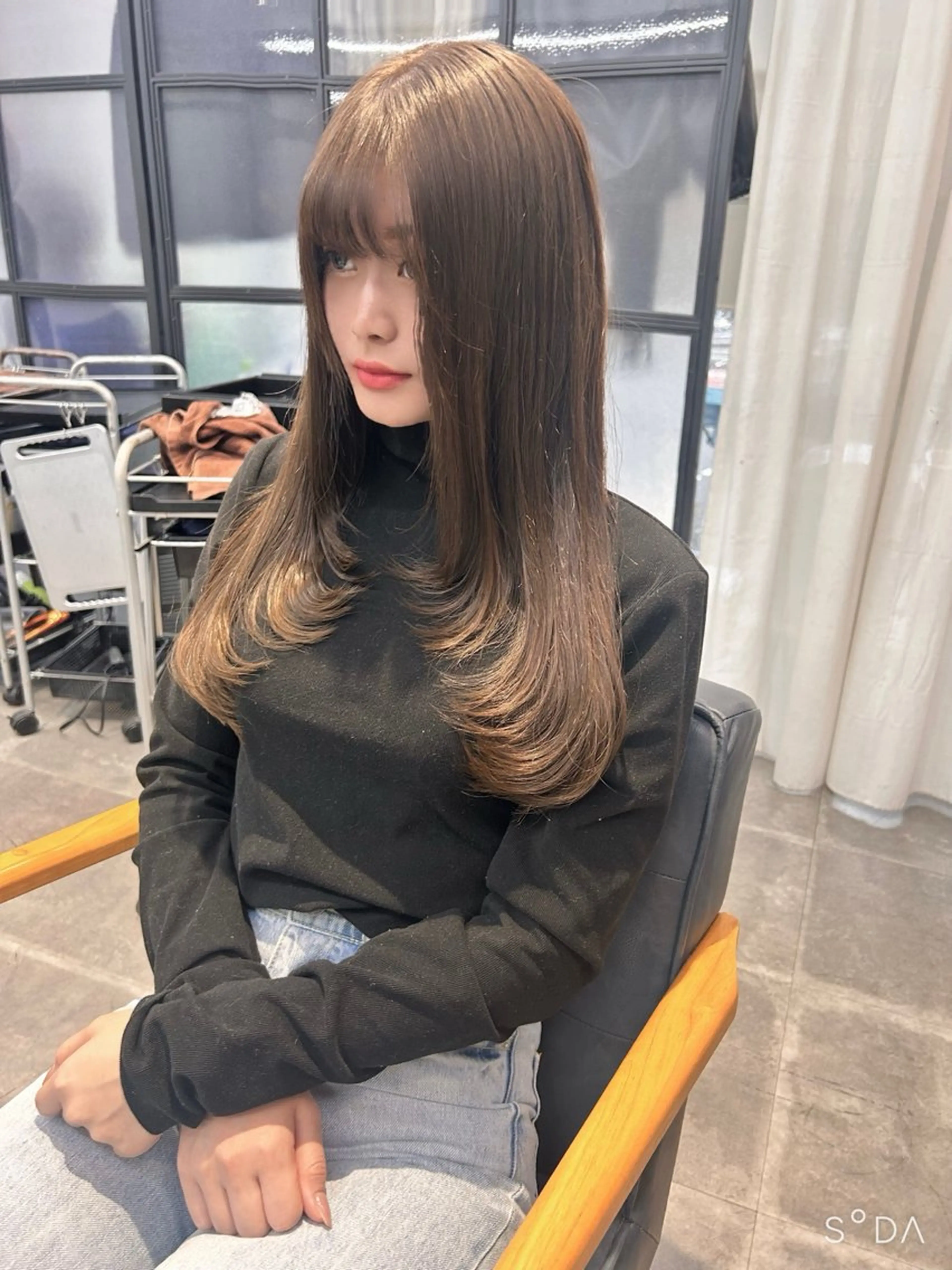 ロング カラー 韓国×髪質改善カラー 💎hinaのヘアスタイル