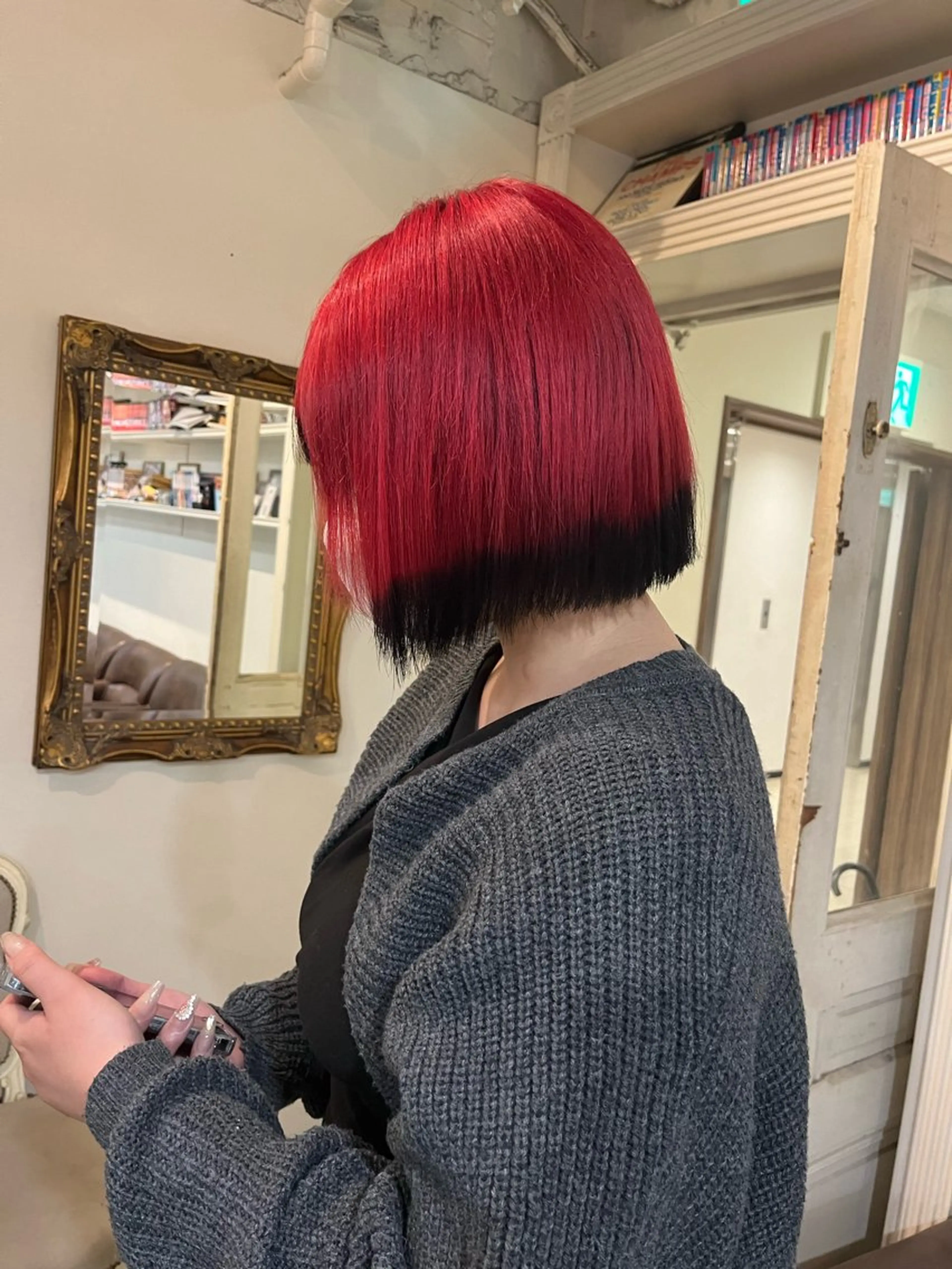 ショート カラー ヘアアレンジ ヘアカラー 高島 凜のヘアスタイル