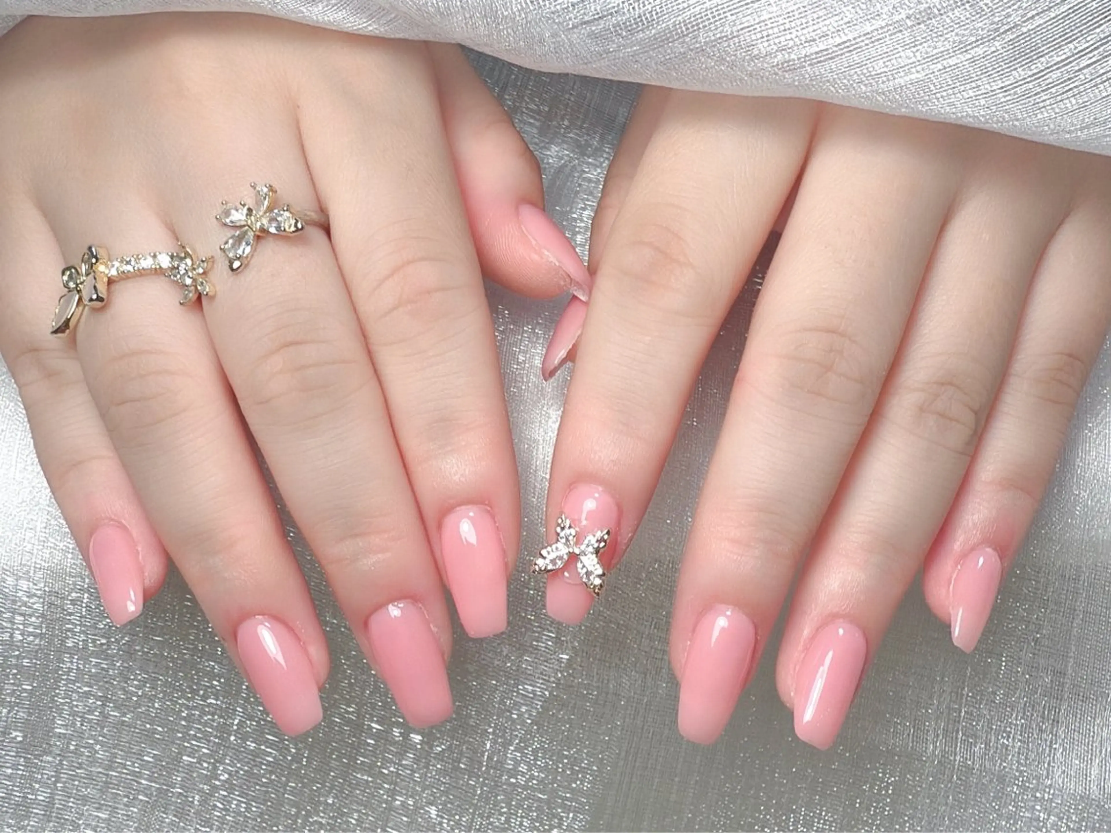 長さだしワンカラ➖/ラメグラデーション6980の写真