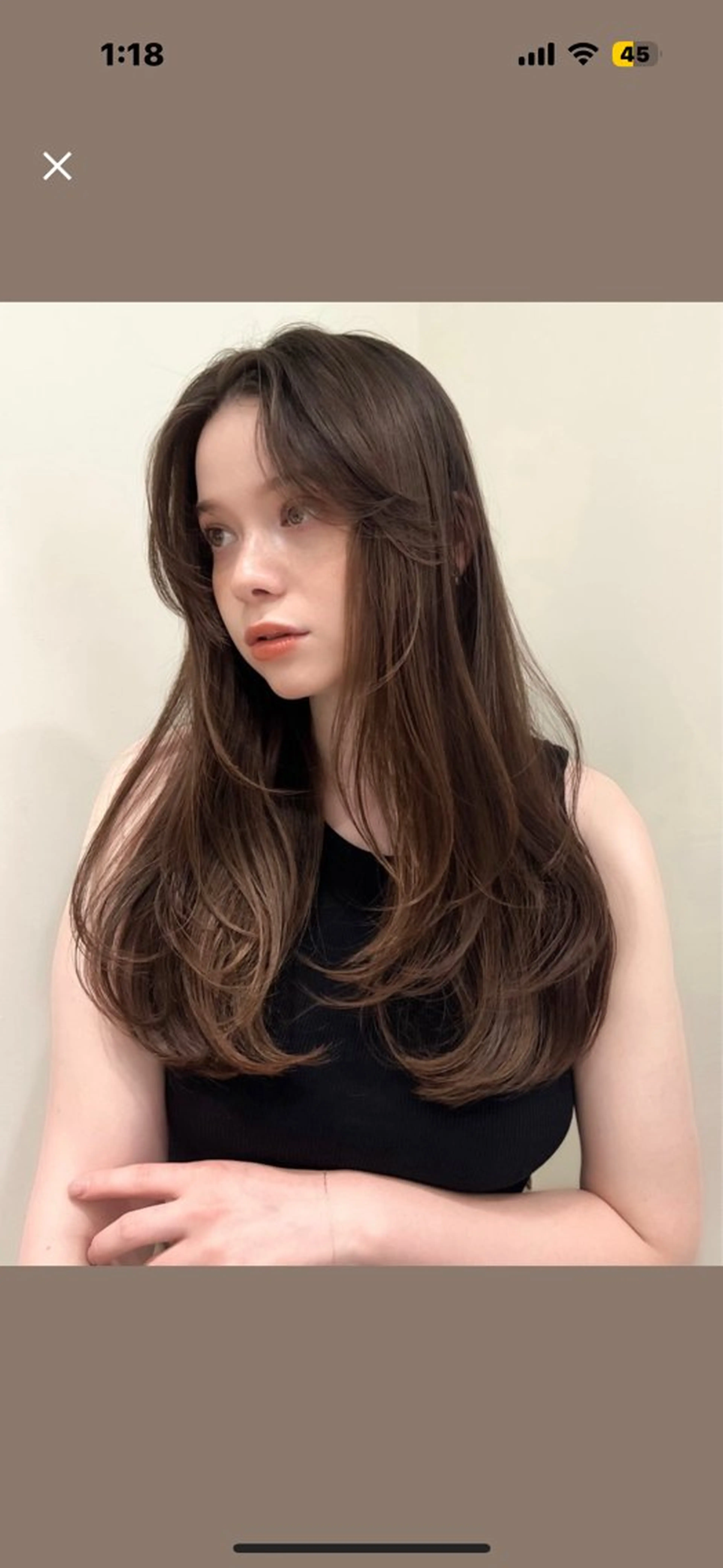 ロング 韓国レイヤー💋/ ワンホン/NANAのヘアスタイル