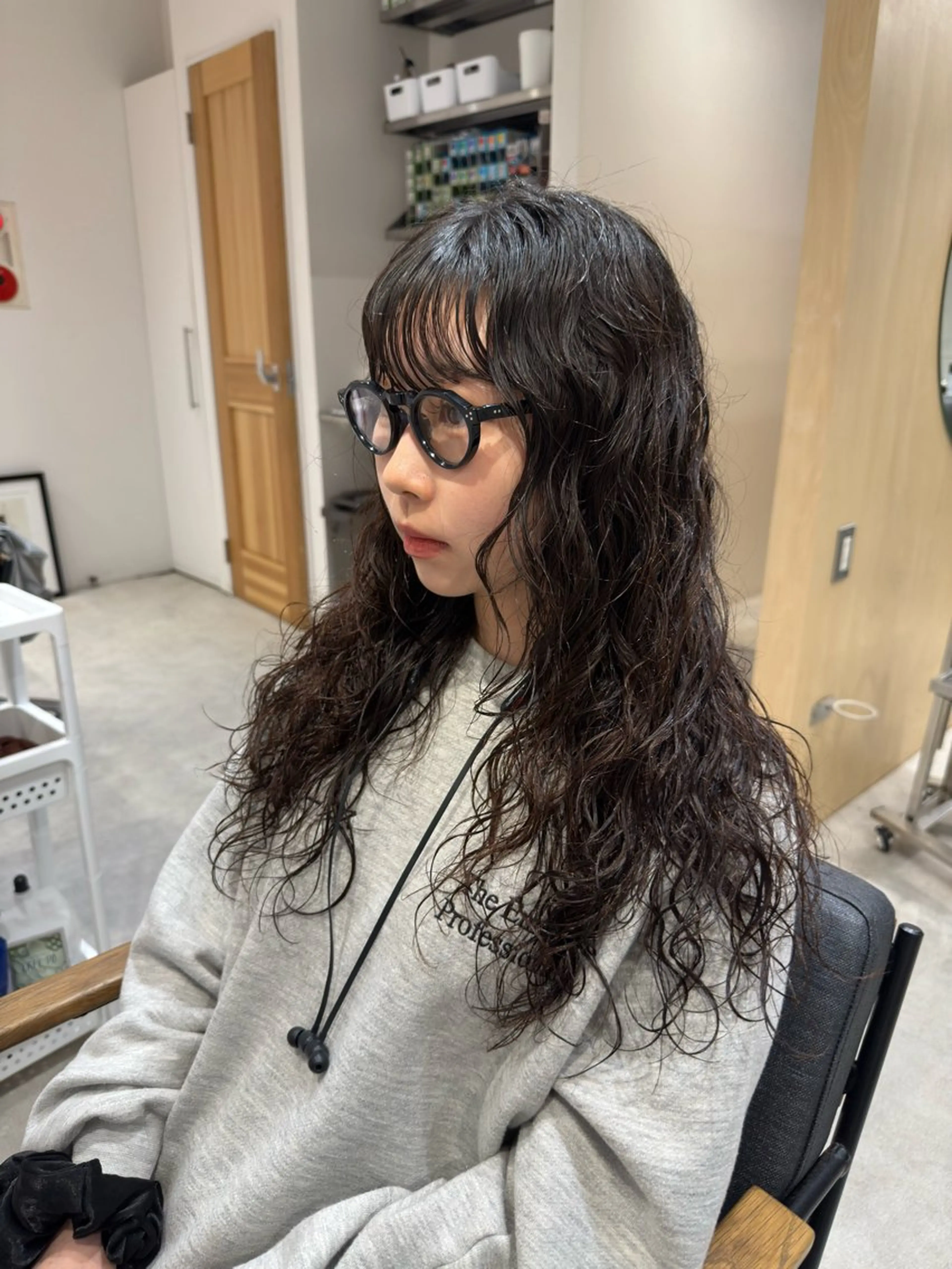 ミディアム パーマ パーマ/ボブ /レイヤー チヒロのヘアスタイル