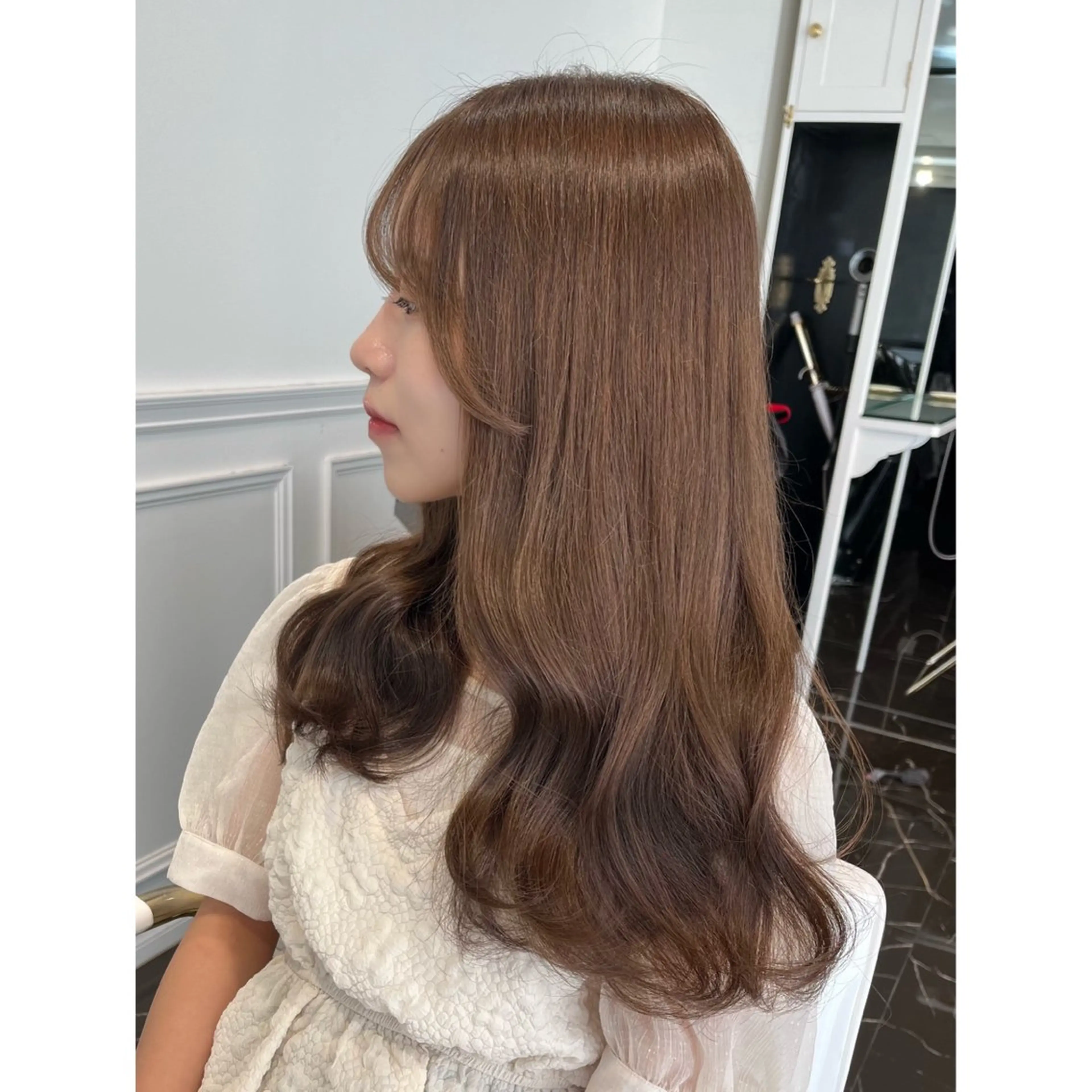 ロング カラー ブリーチ ヘアカラー miyu /トレンド カラー×艶髪のヘアスタイル