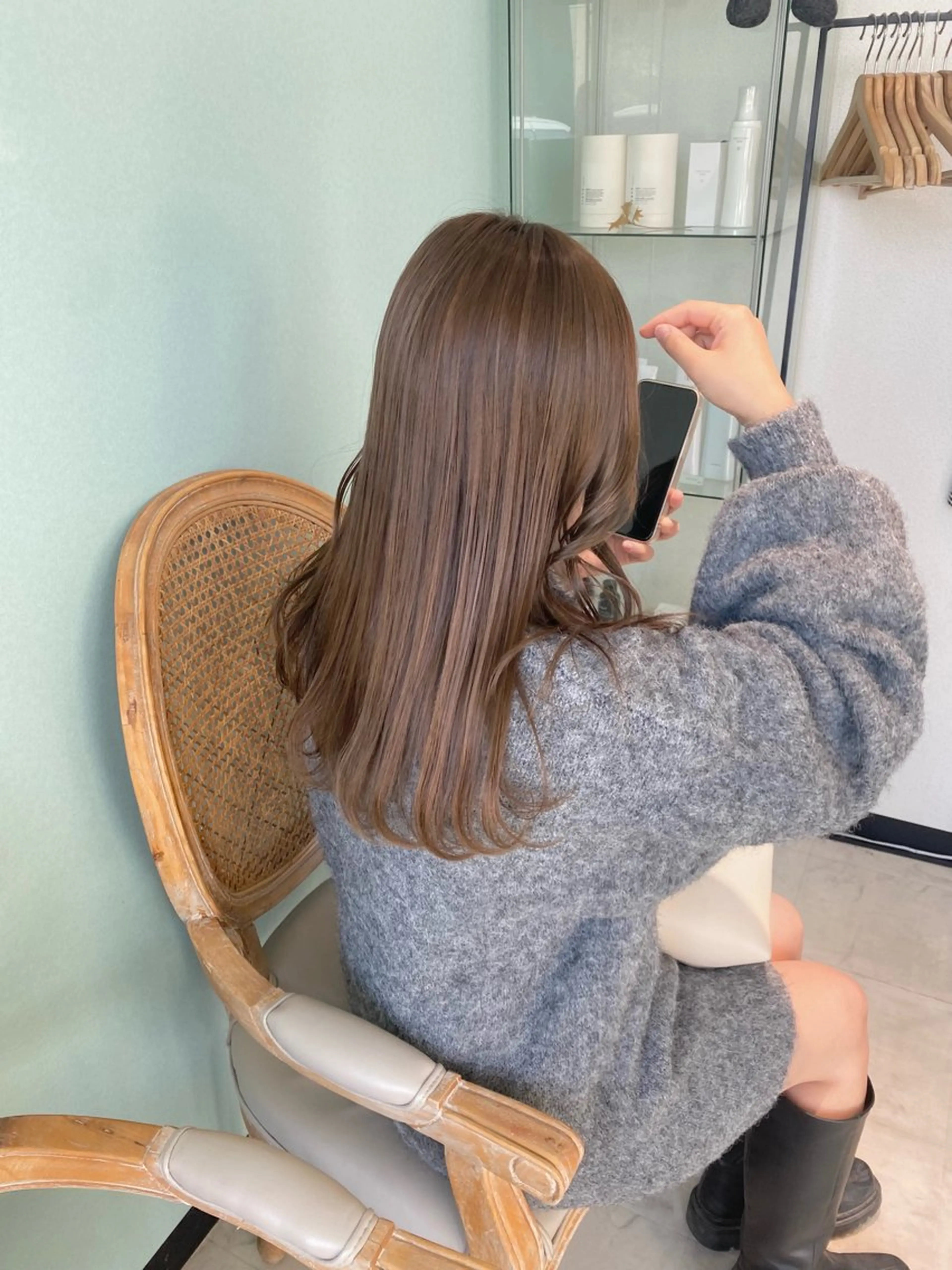 カラー ベージュカラー MATTY azusaのヘアスタイル