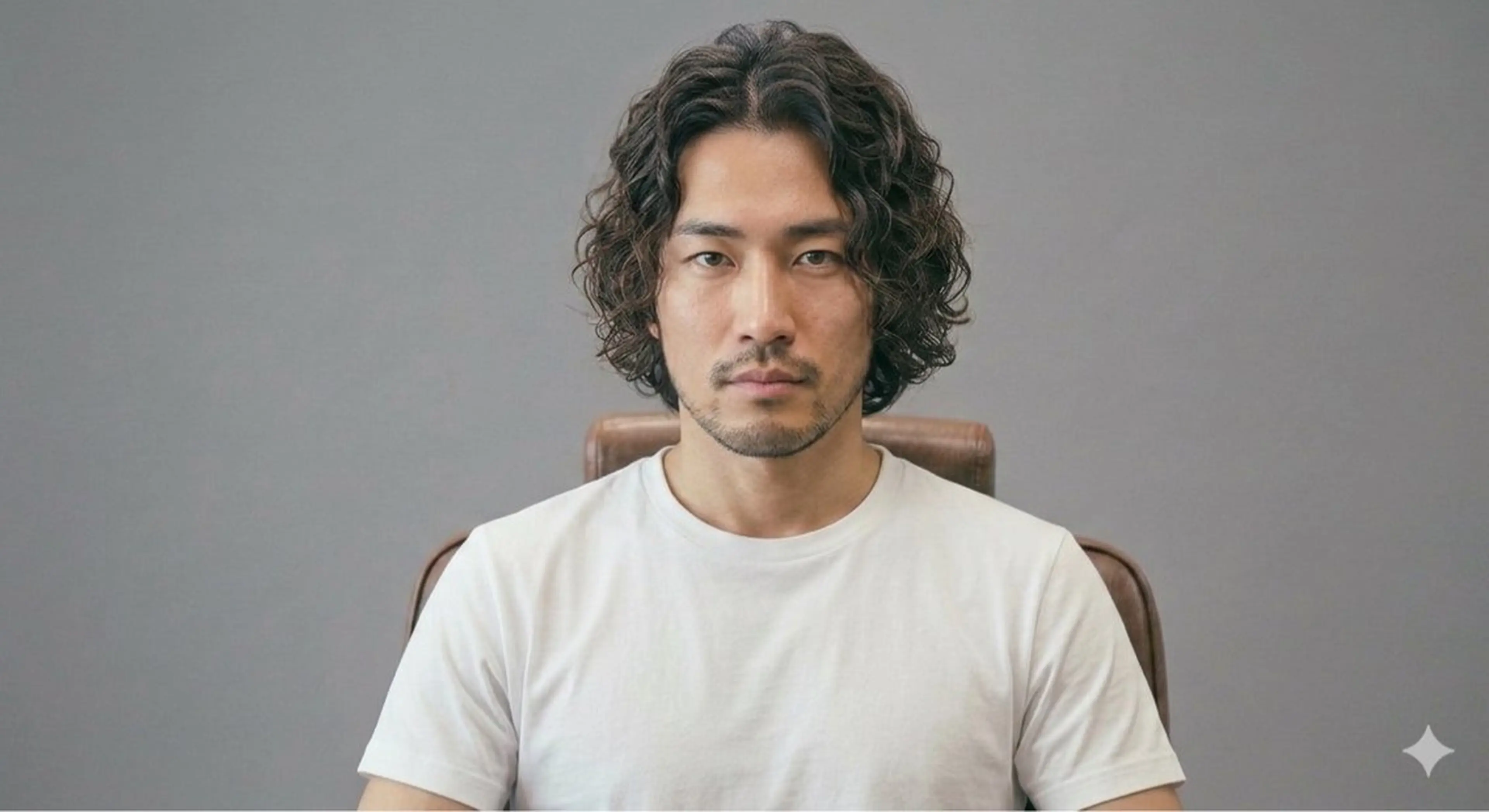 ミディアム ミディアムパーマ パーマ BARBER SHOP ODIN所属・テヅカ マサユキのヘアスタイル