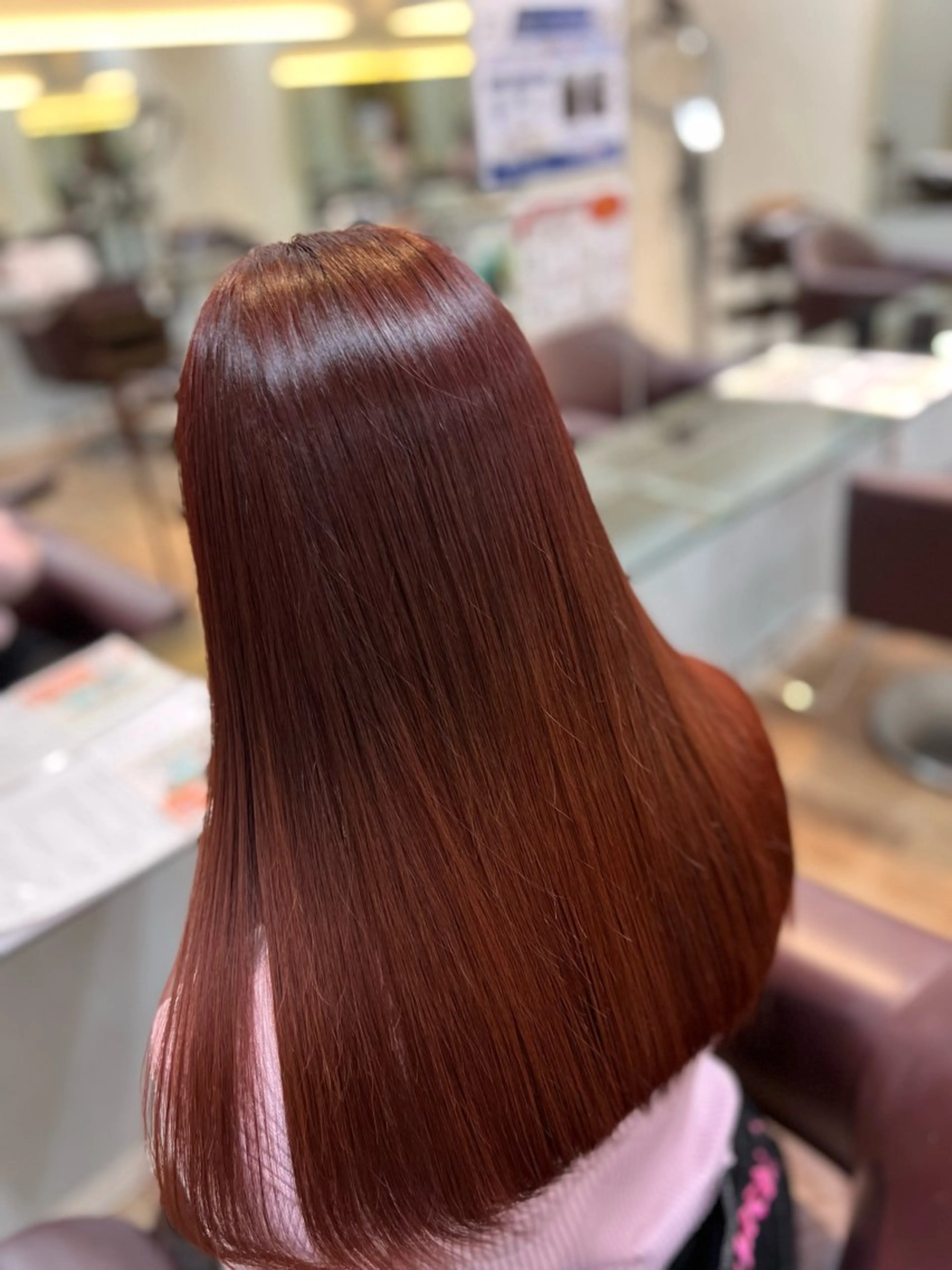 ロング カラー カット ヘアカラー トリートメント 安部 流唯のヘアスタイル