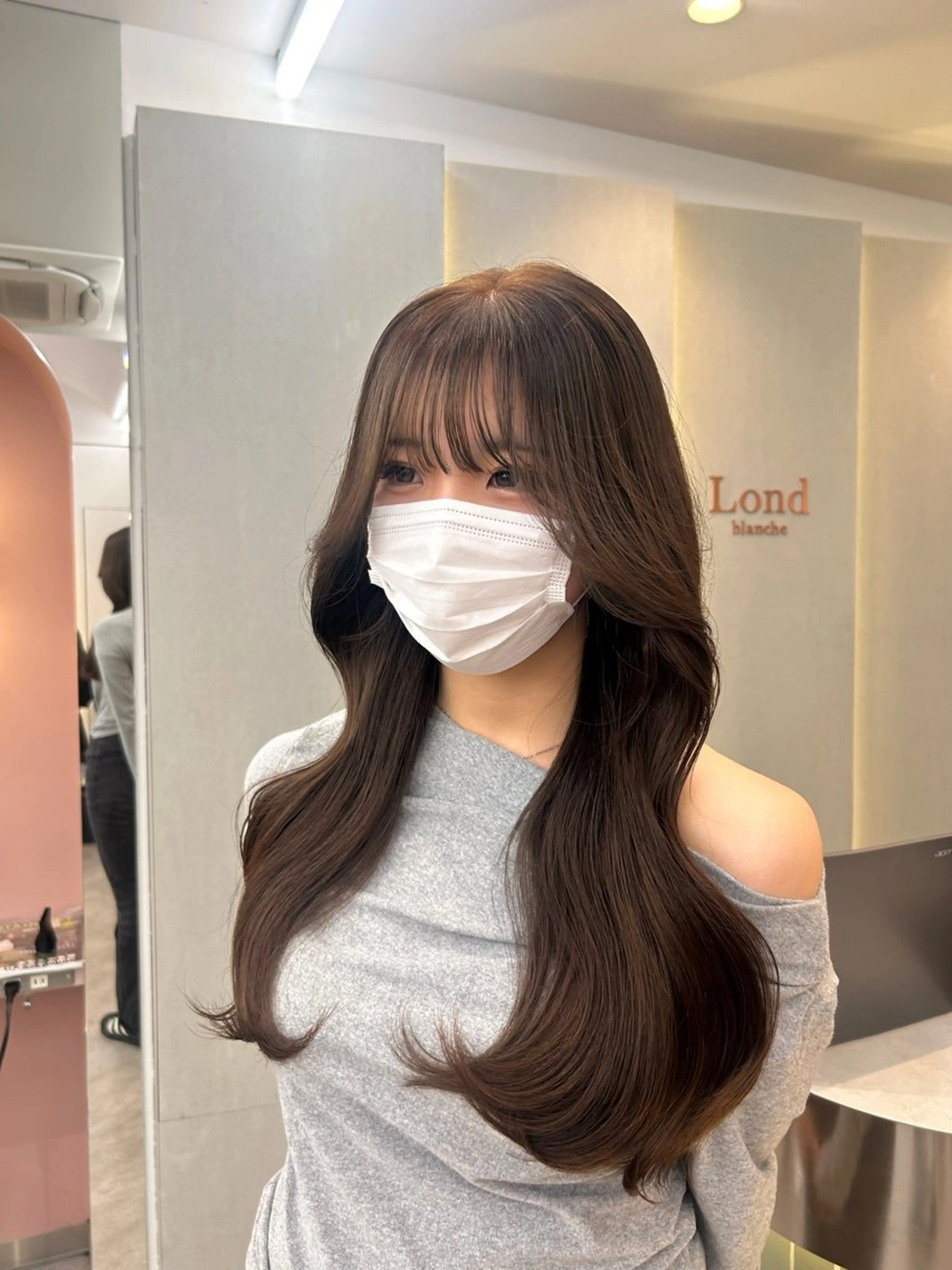 ロング 艶カラー/艶髪矯正/ レイヤー/ひなき🎀のヘアスタイル