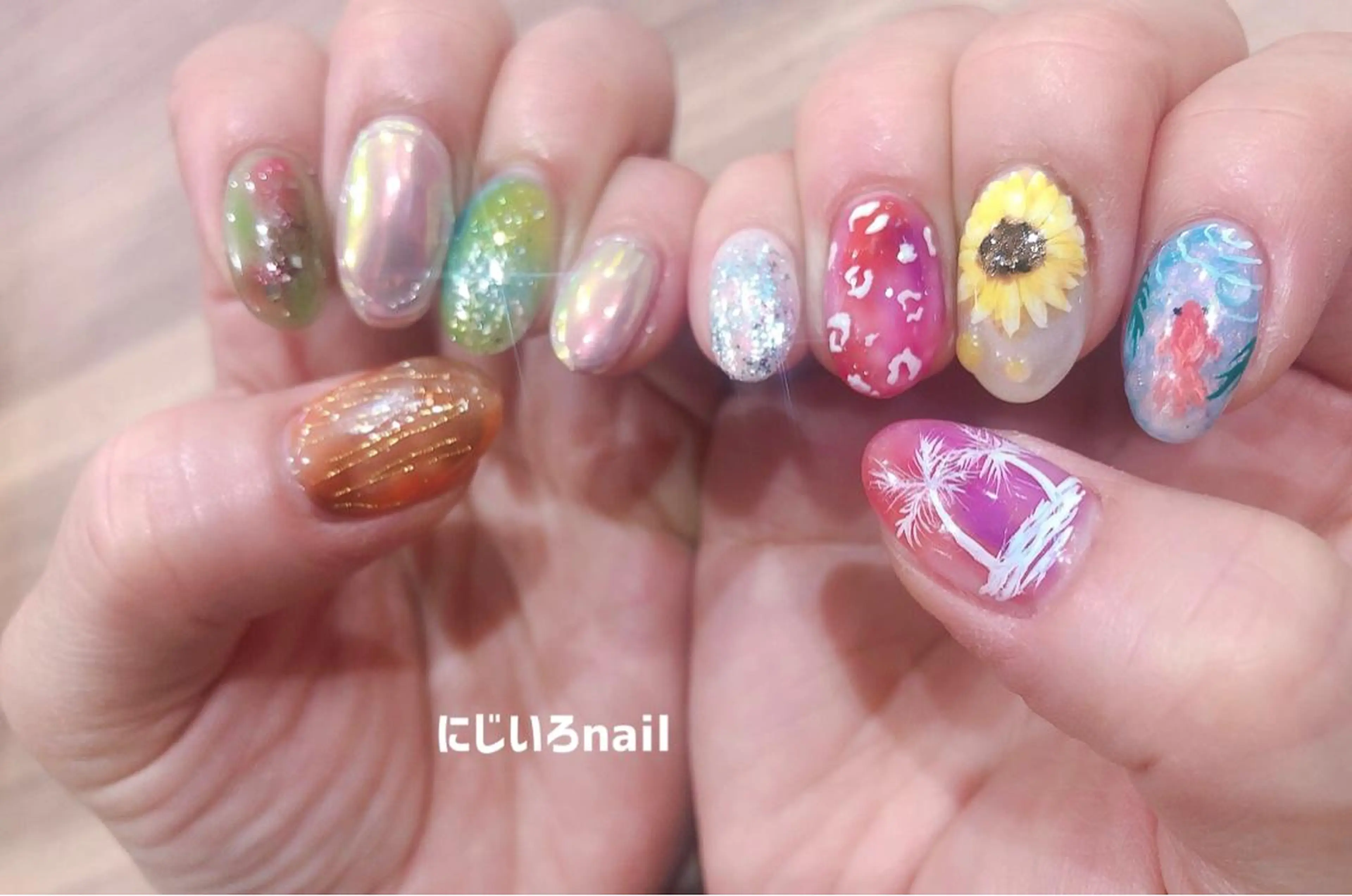 ネイル にじいろ nailのネイルデザイン