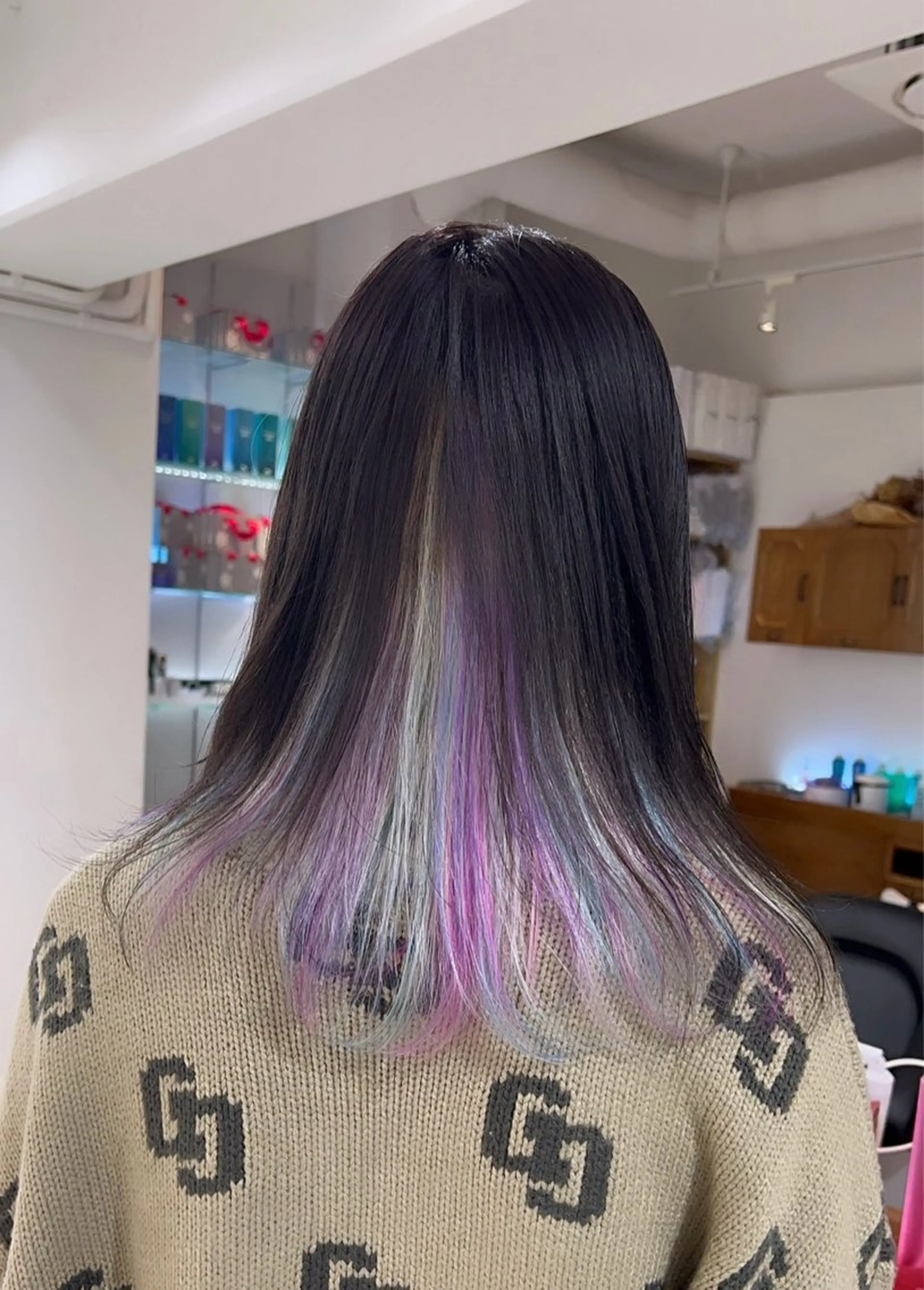 カラー ユニコーンカラー 青木 海斗のヘアスタイル