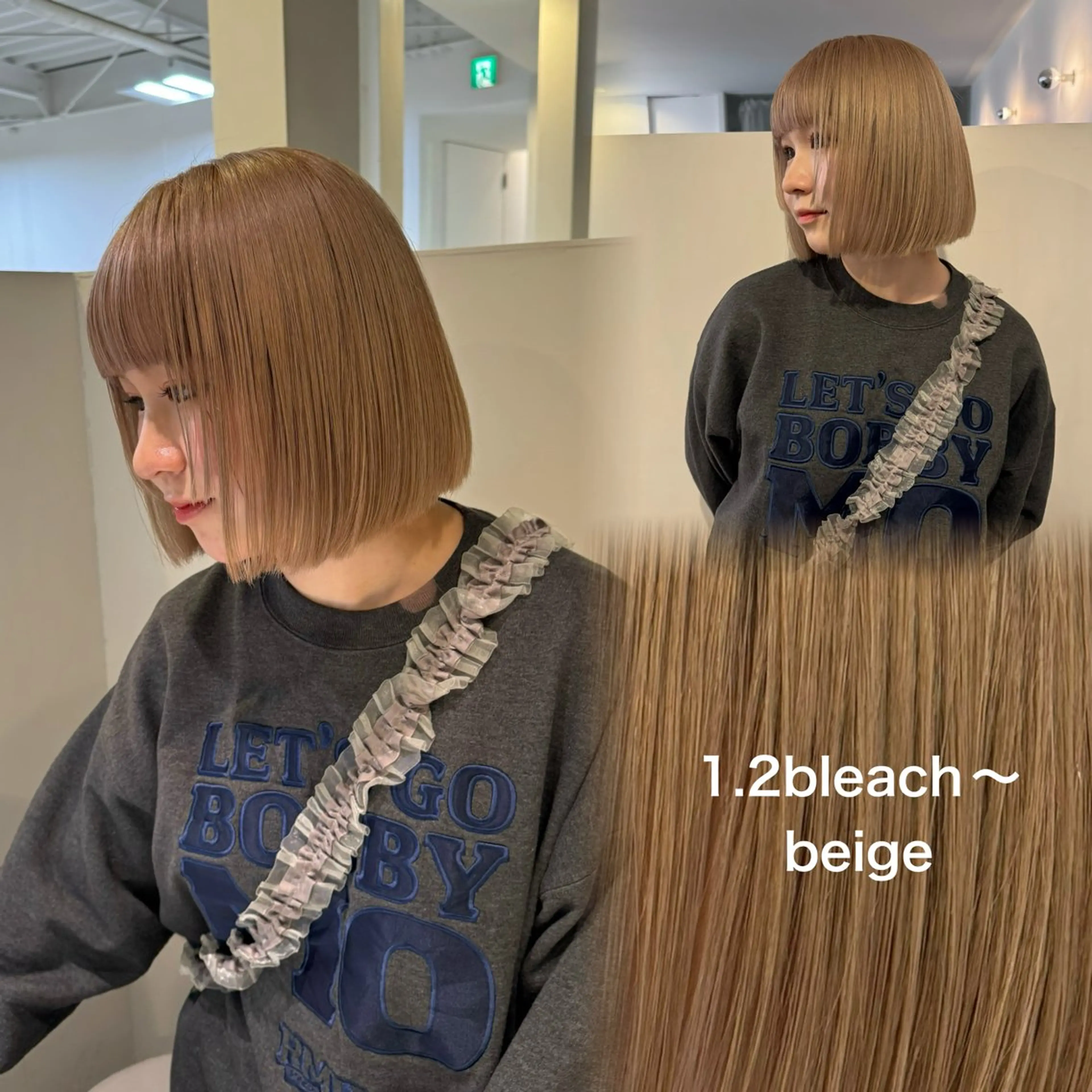 ショート カラー ブリーチ ダブルカラー インナーカラー ブリーチなしカラー ピンクカラー カット ヘアカラー トリートメント yard.長田 唯のヘアスタイル