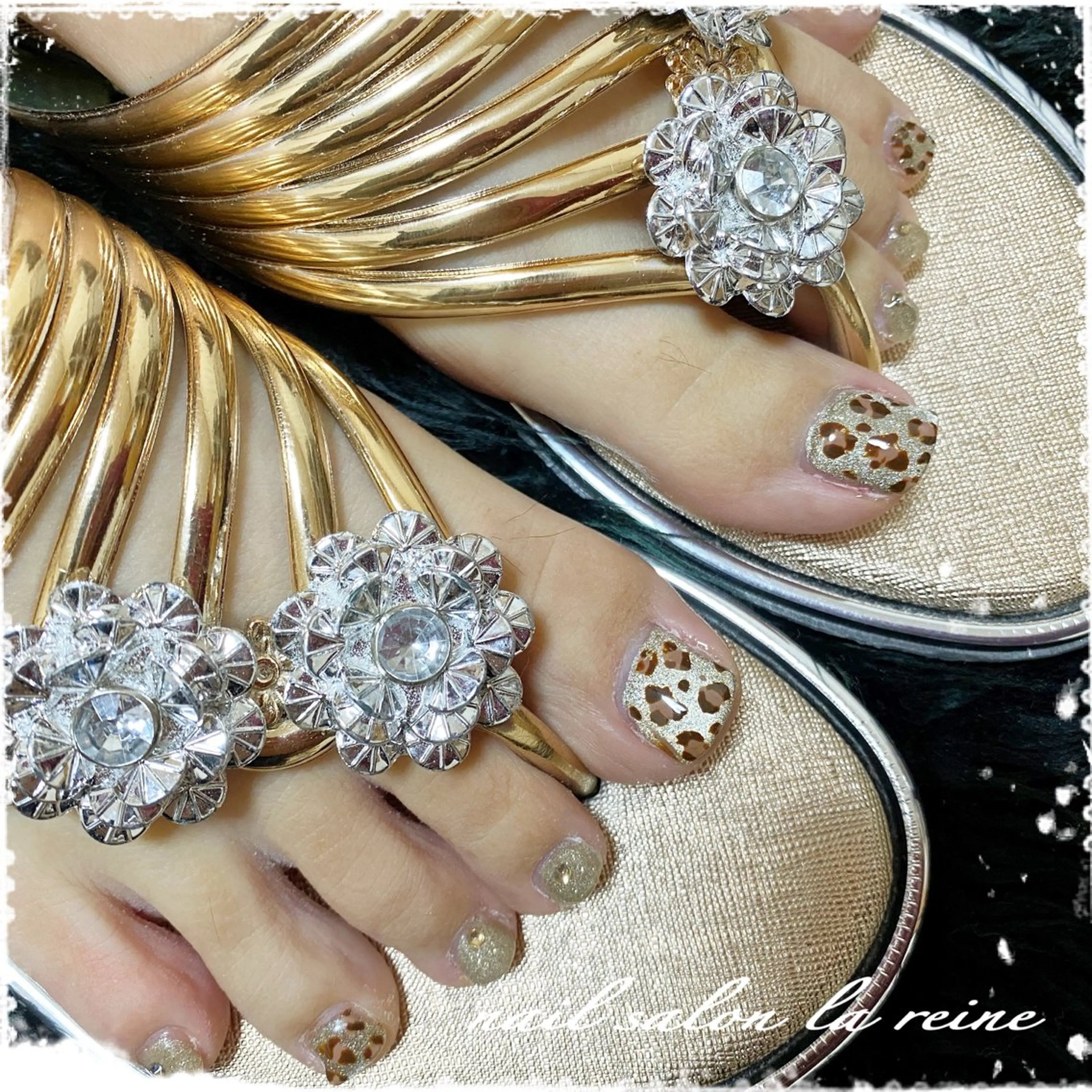 ネイル アートネイル フットネイル マグネットネイル nail salon  la reine所属・nail salon la reineのネイルデザイン