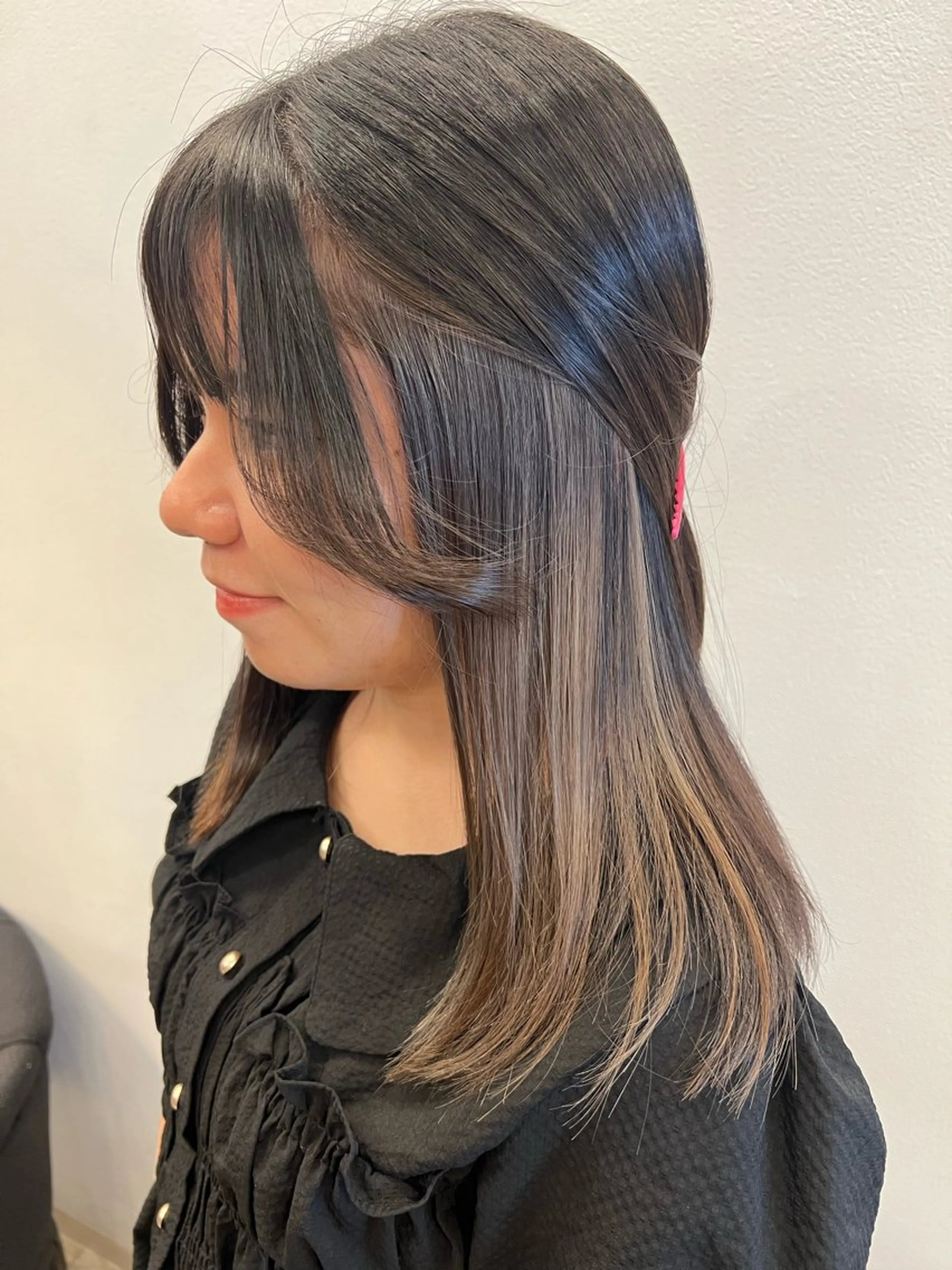 カラー ベージュカラー 宮田 かやののヘアスタイル