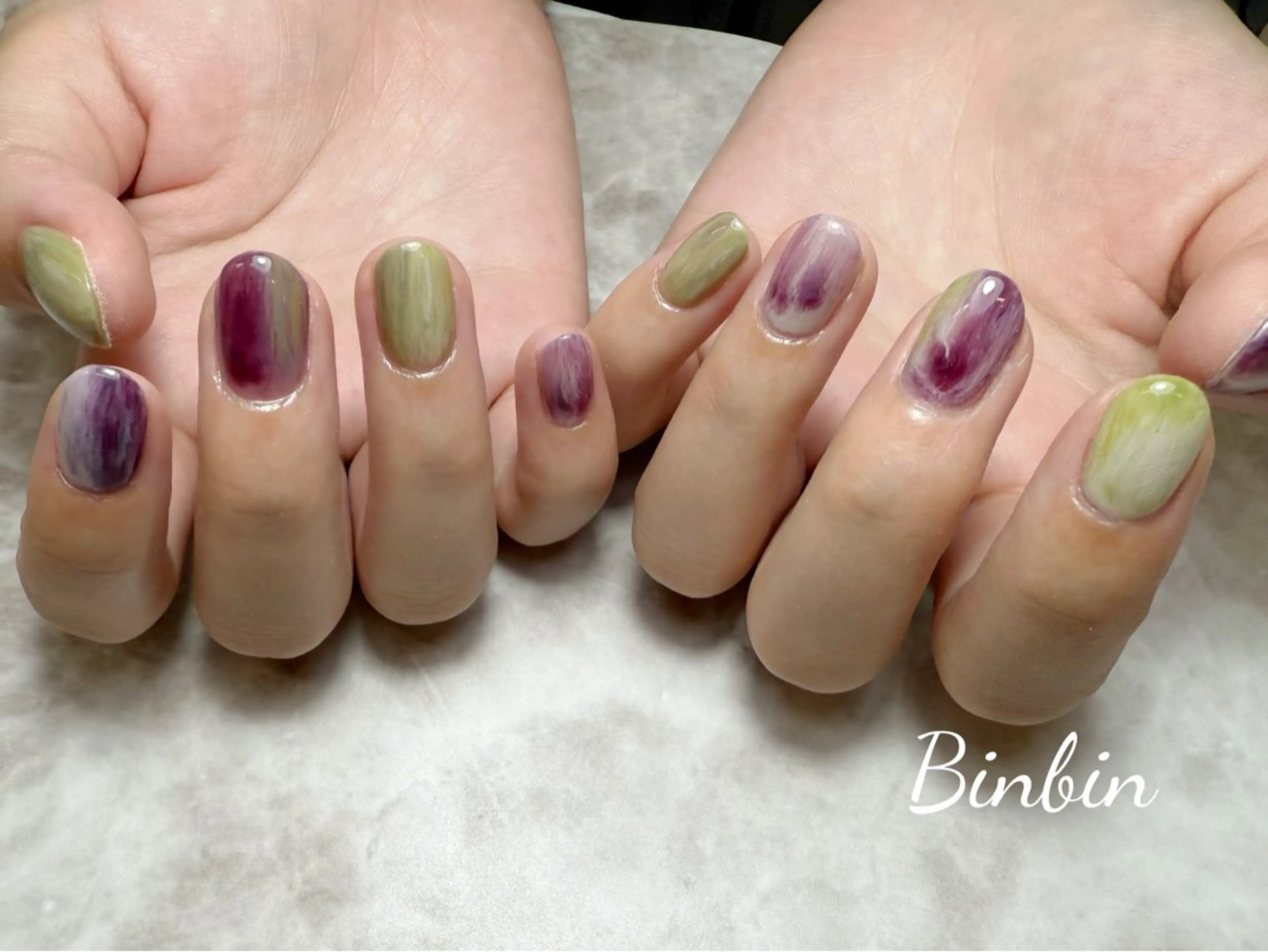 ネイル 閨匠ビューティサロン 新橋店♡BinBinのネイルデザイン