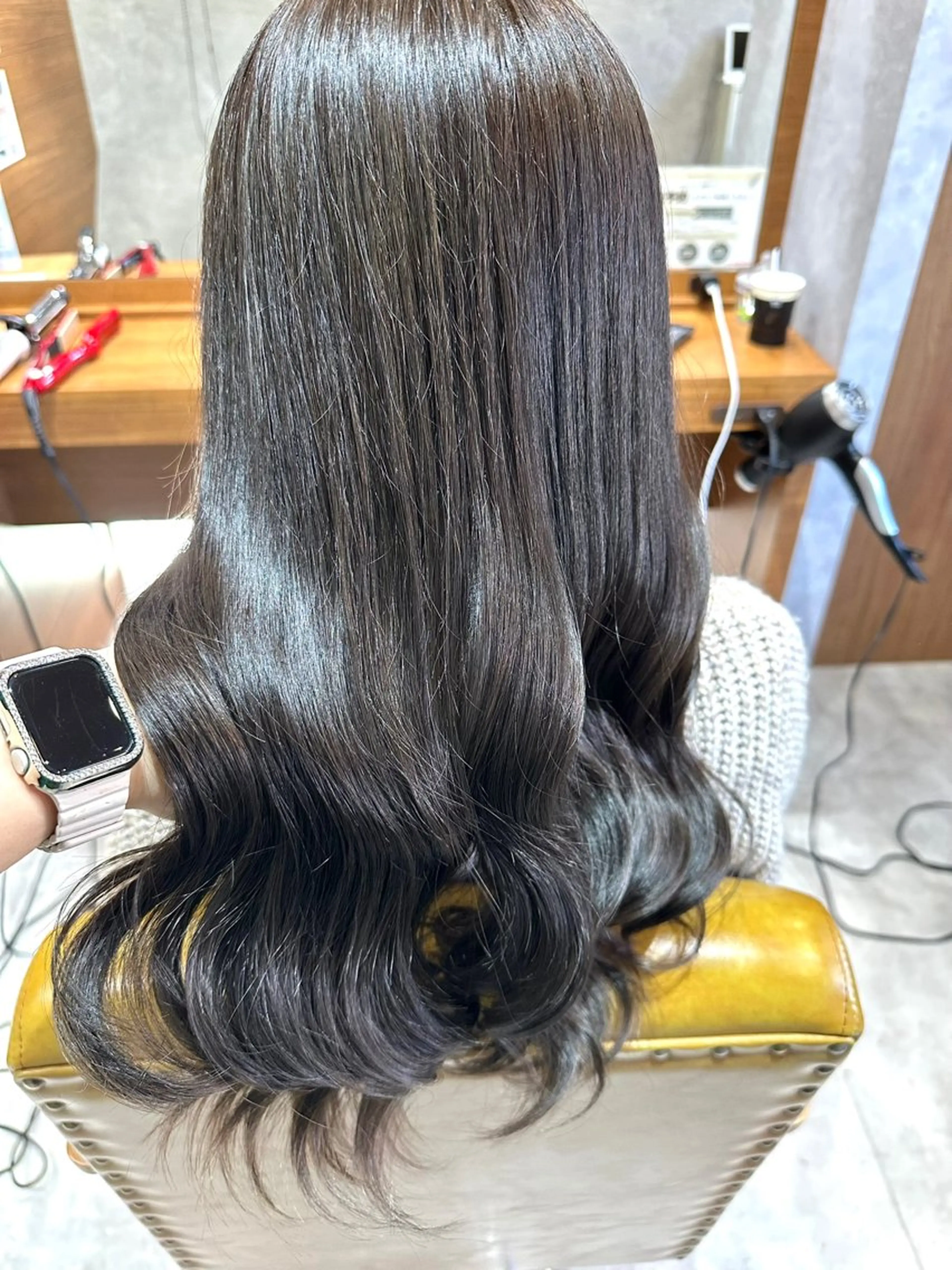 セミロング カラー ブラウンカラー 🫧アレンジ･髪質 改善maica🫧のヘアスタイル