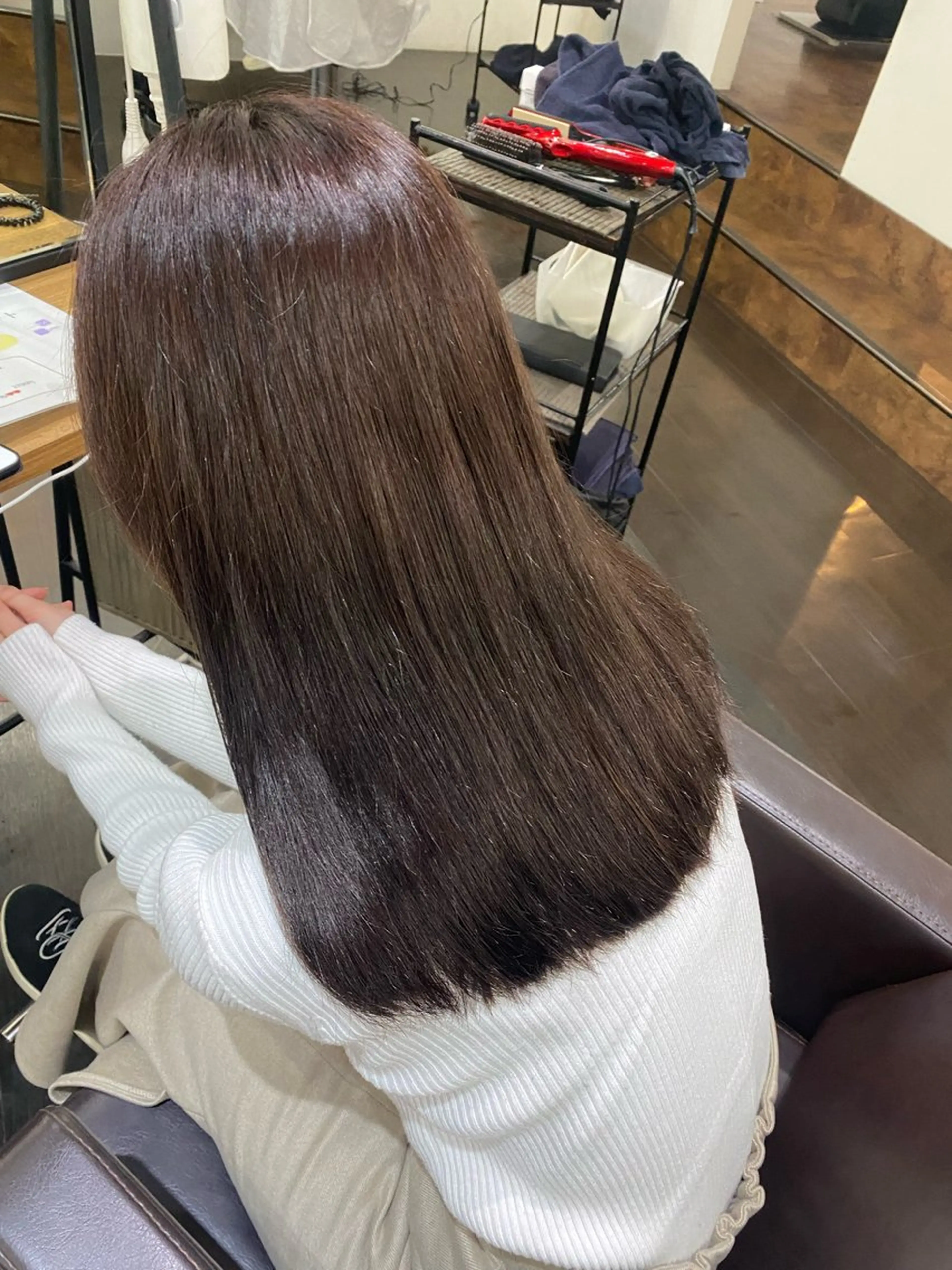 ロング カラー ヘアアレンジ 🍒ᩚ名駅/艶髪 縮毛矯正/あゆ🍒ᩚのヘアスタイル