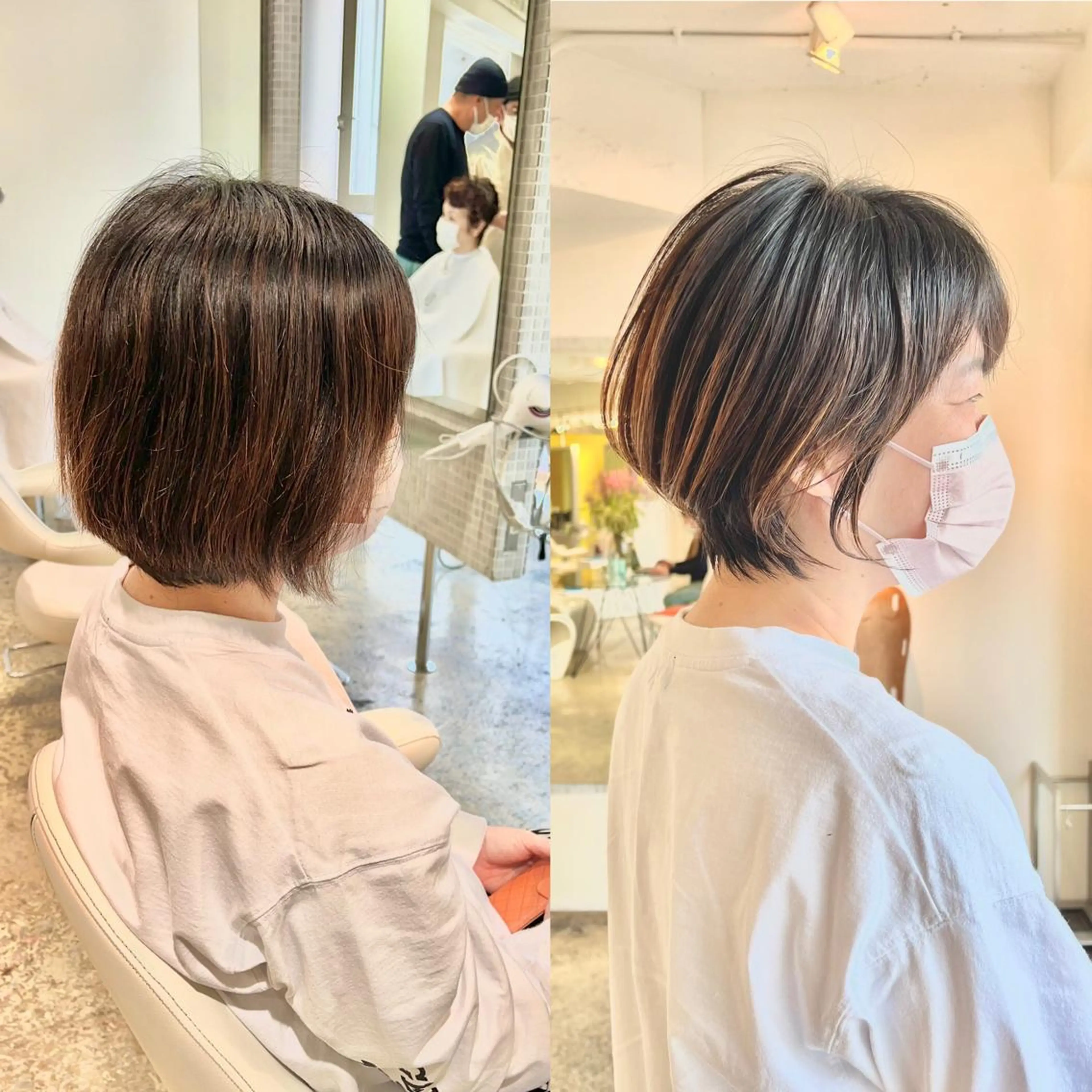 ショート ショート/ボブ/縮毛 三上達大のヘアスタイル