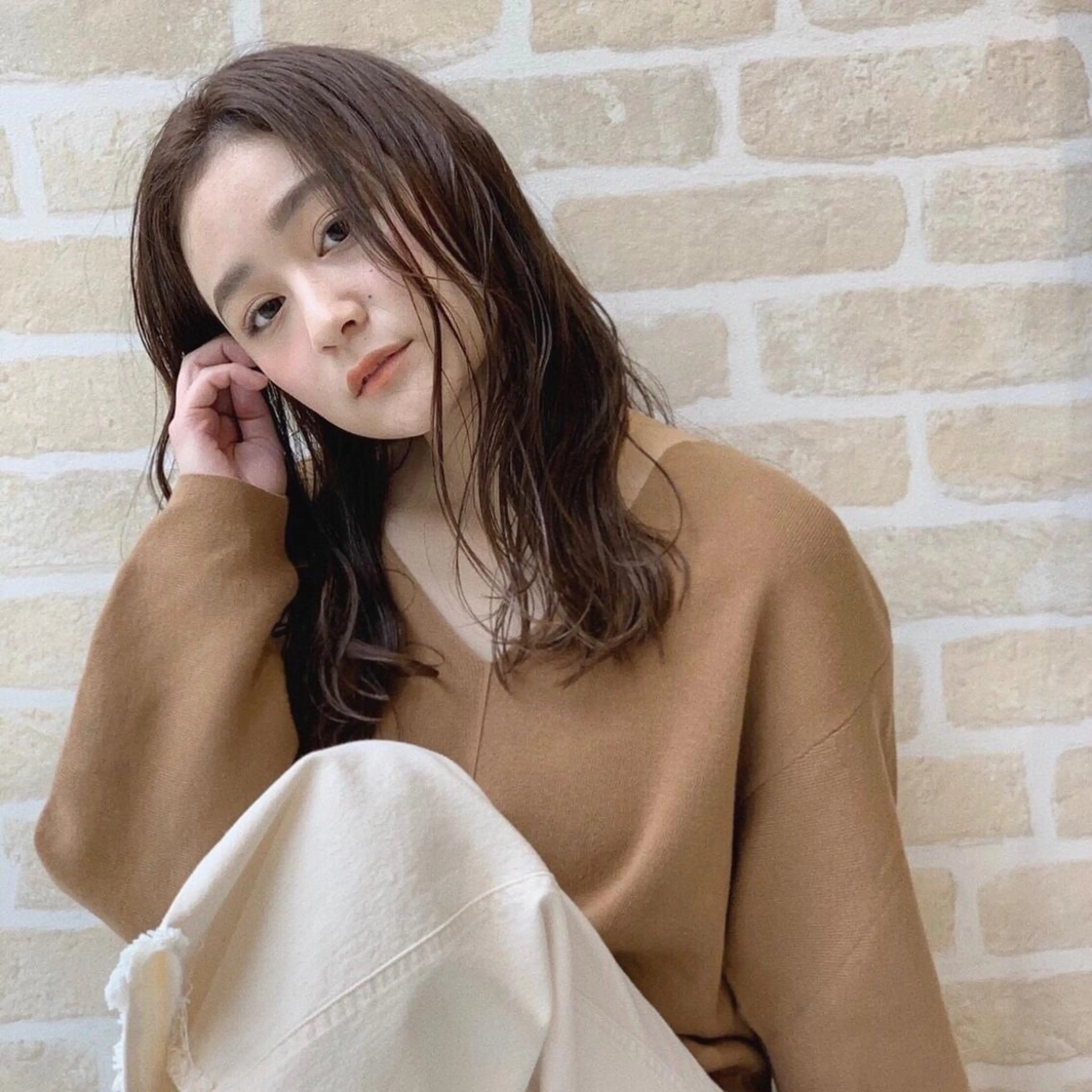 セミロング 冨木 雄斗のヘアスタイル