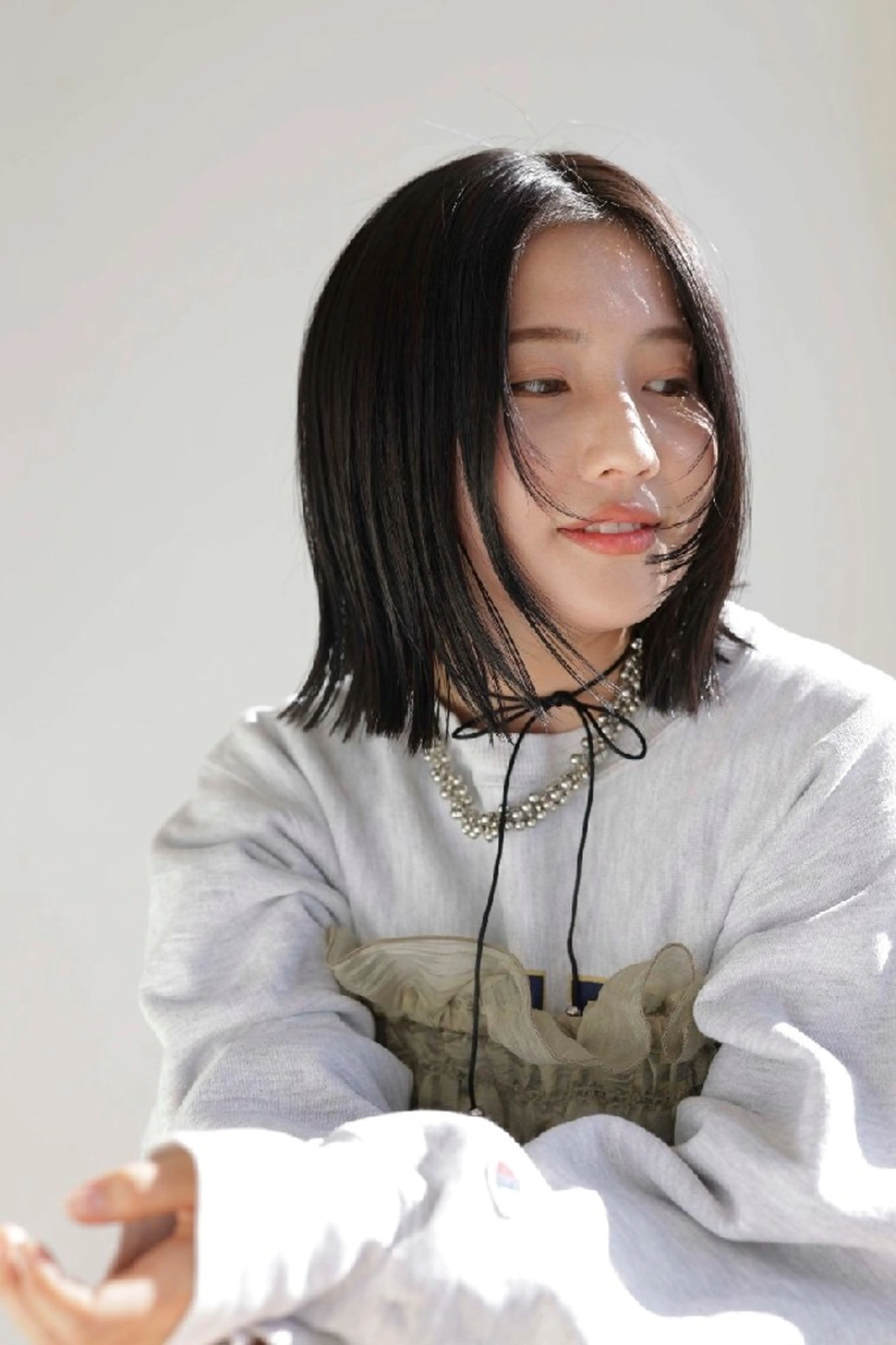 カラー 束感まつぱ🥑🤍 NATUKI🤍のヘアスタイル