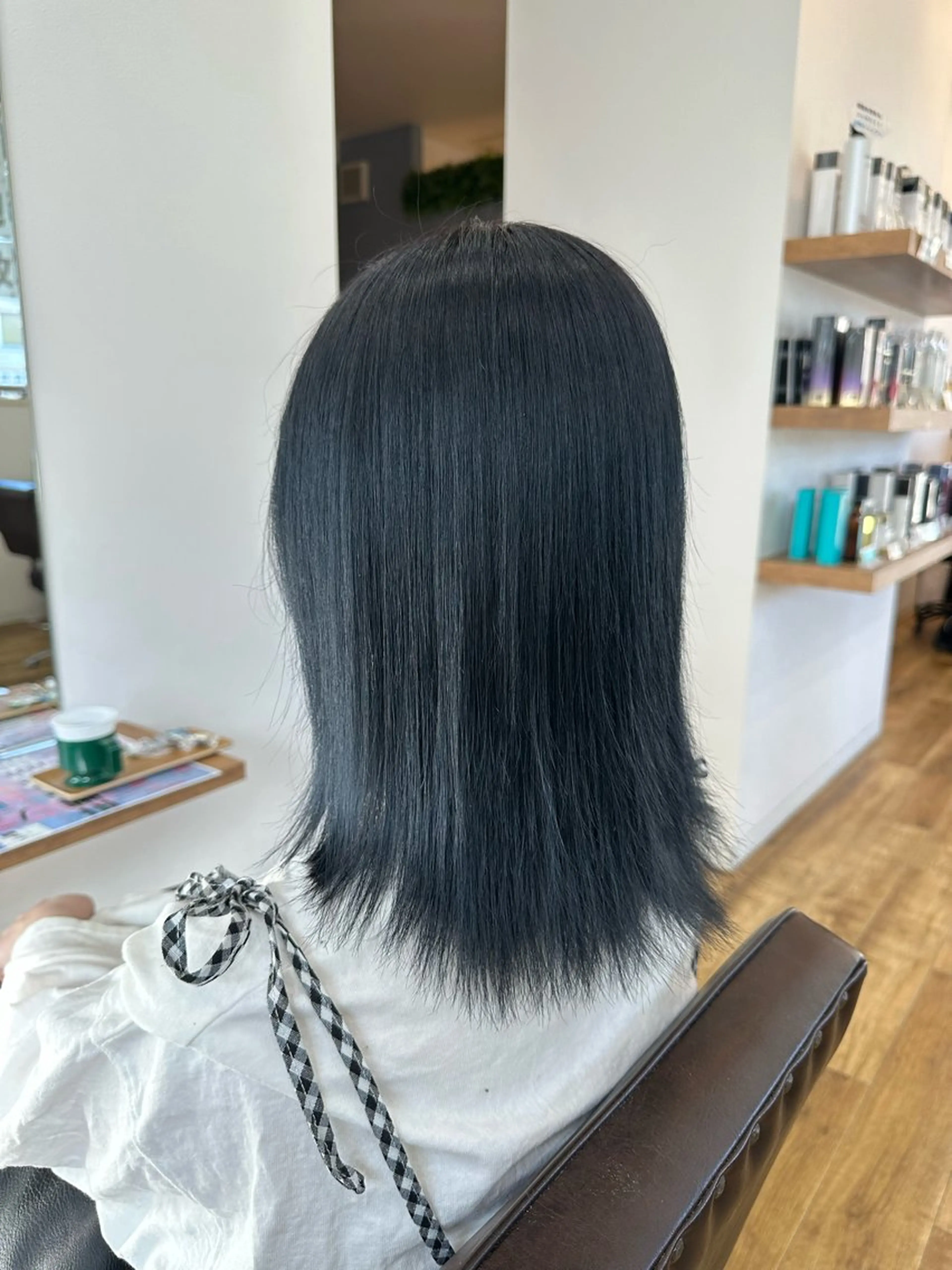 セミロング カラー ヘアカラー トリートメント 髪質改善・縮毛矯正 💎ASUKAのヘアスタイル