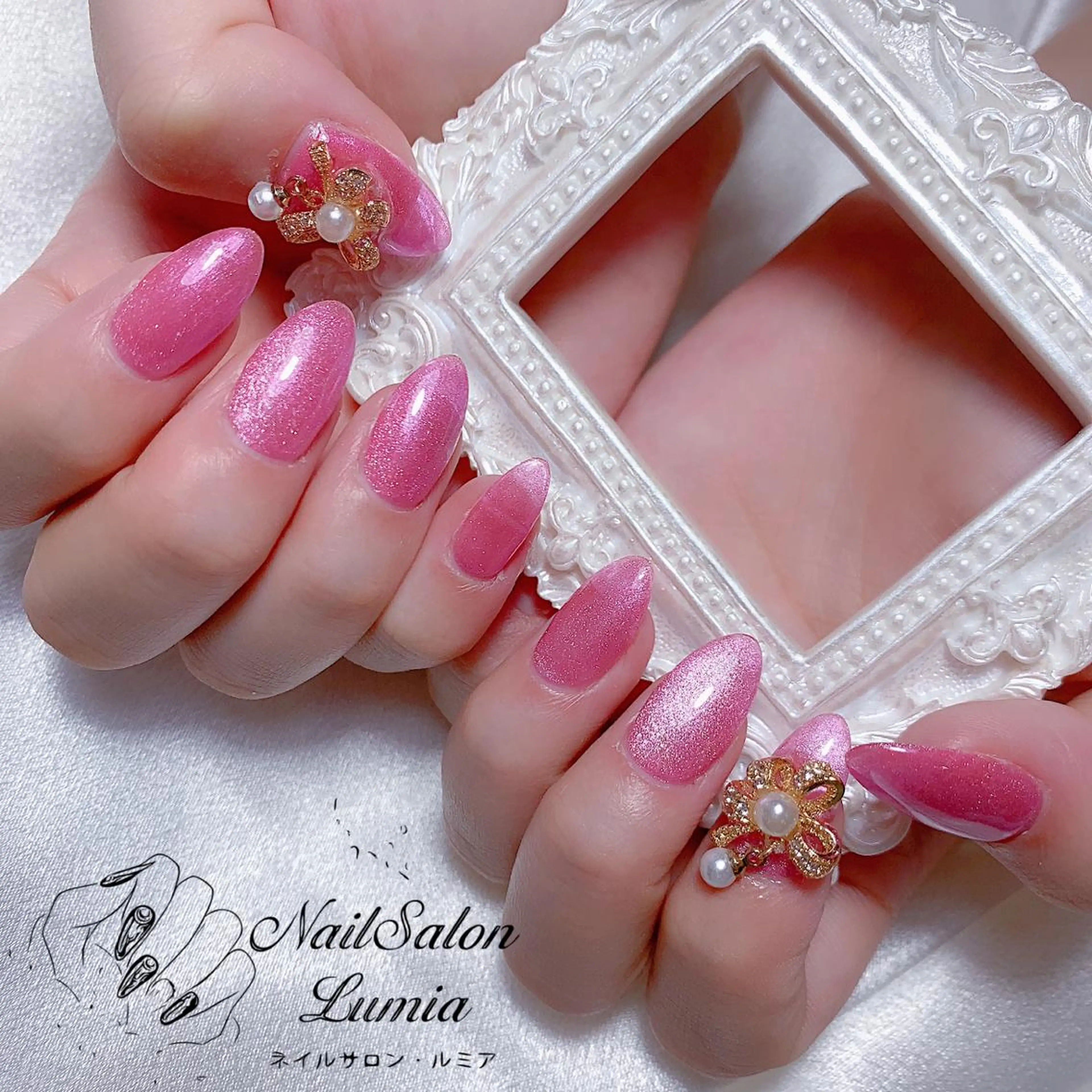 ネイル ハンドネイル ネイルサロン ルミア Lumia 店長のネイルデザイン