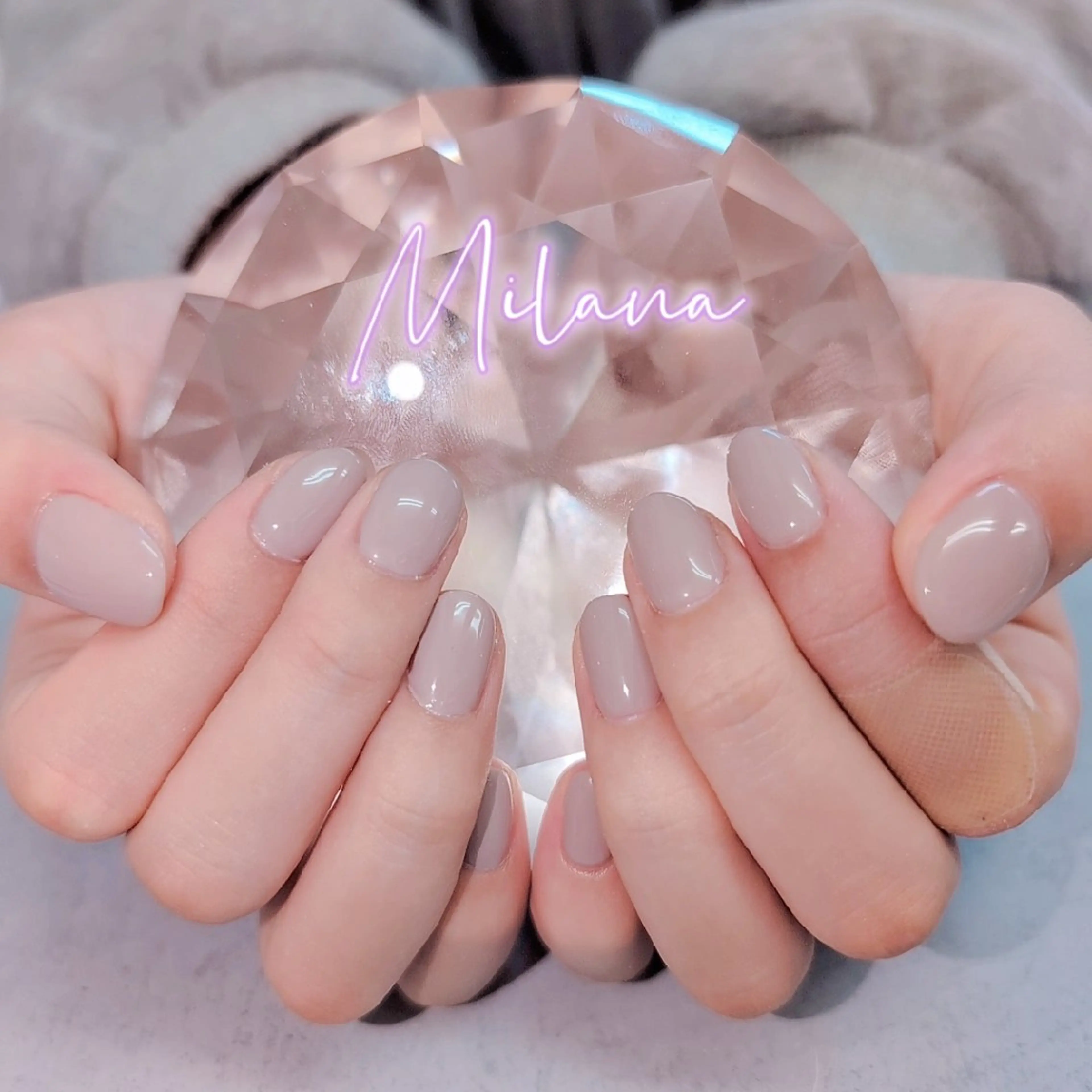 ネイル ワンカラーネイル Milana 川瀬のネイルデザイン