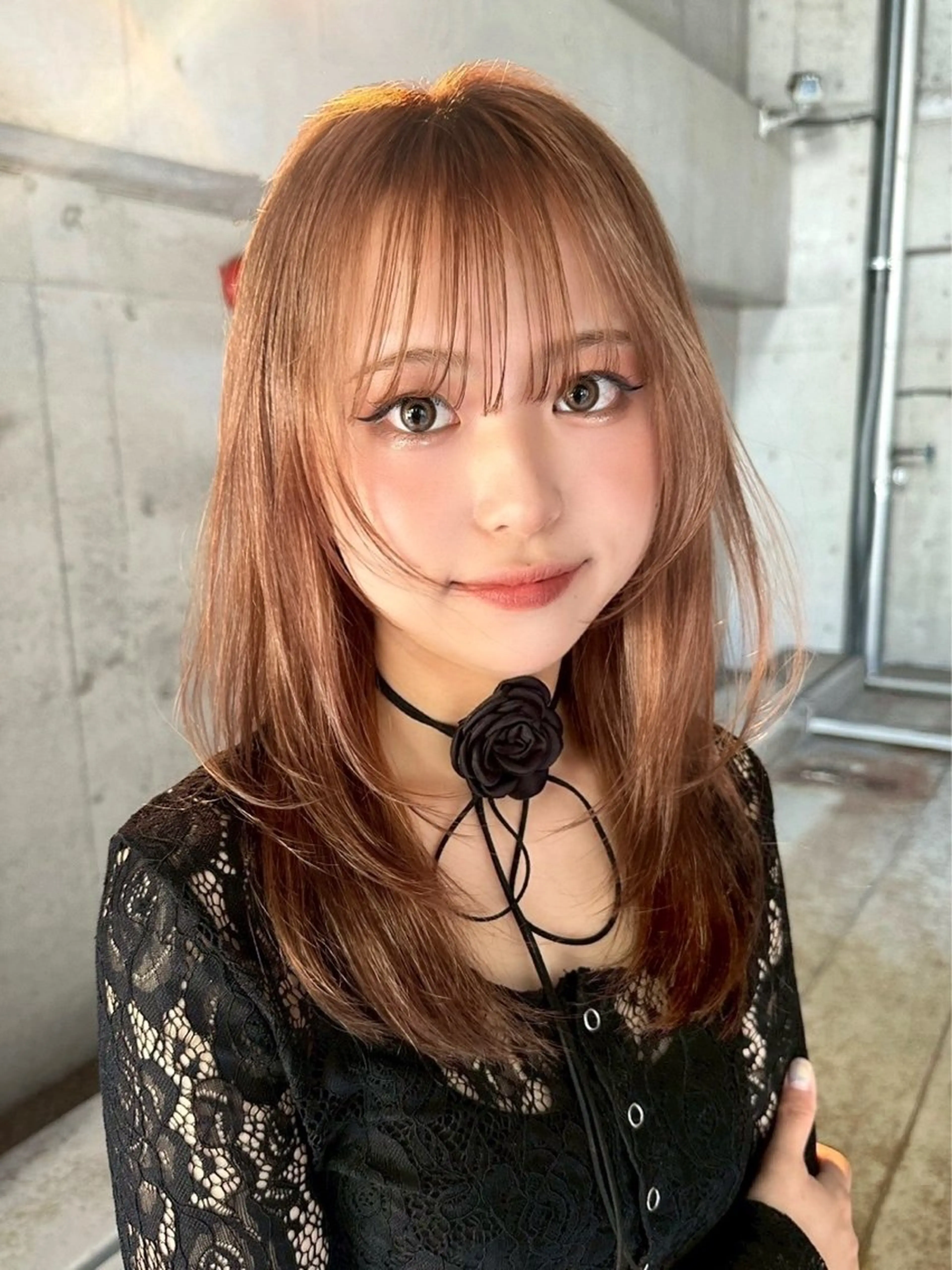 ロング 似合わせカット 根来悠斗のヘアスタイル