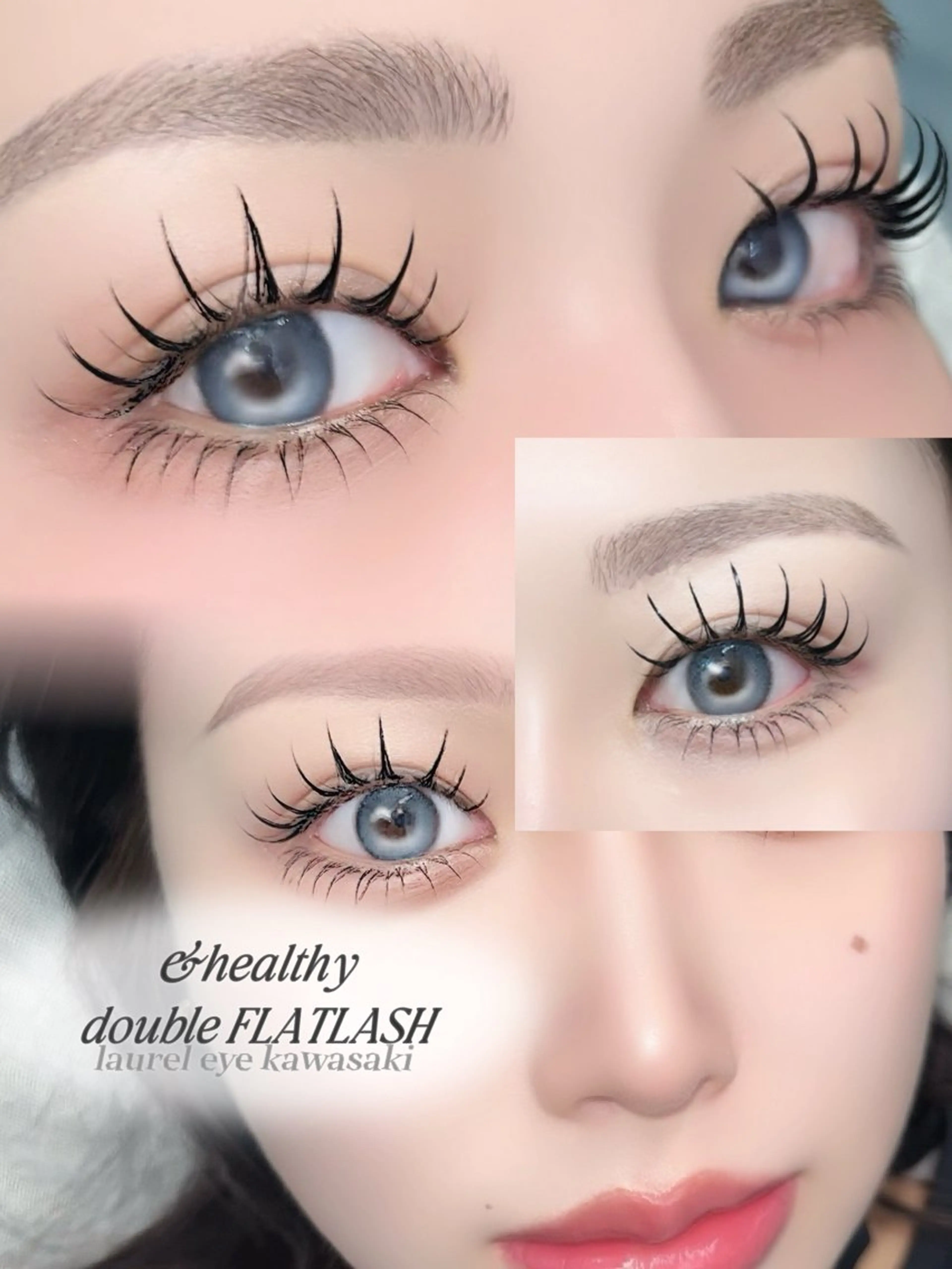 当日限定✨アンドヘルシー✨ダブルフラット60束✨オフなしのみ(&healthy/エクステ+パーマ)の写真