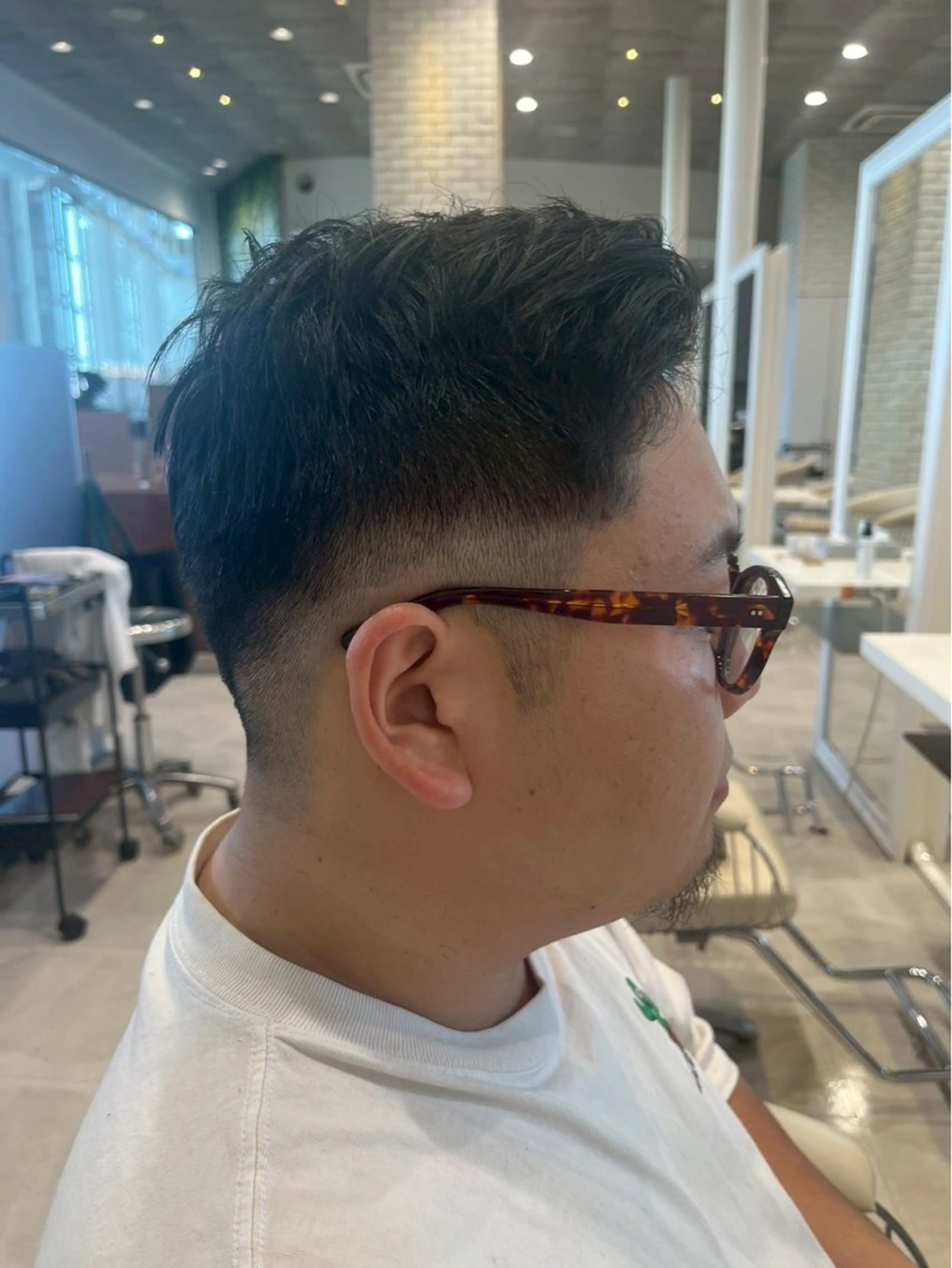 ショート メンズ フェードカット 川田 真実のヘアスタイル