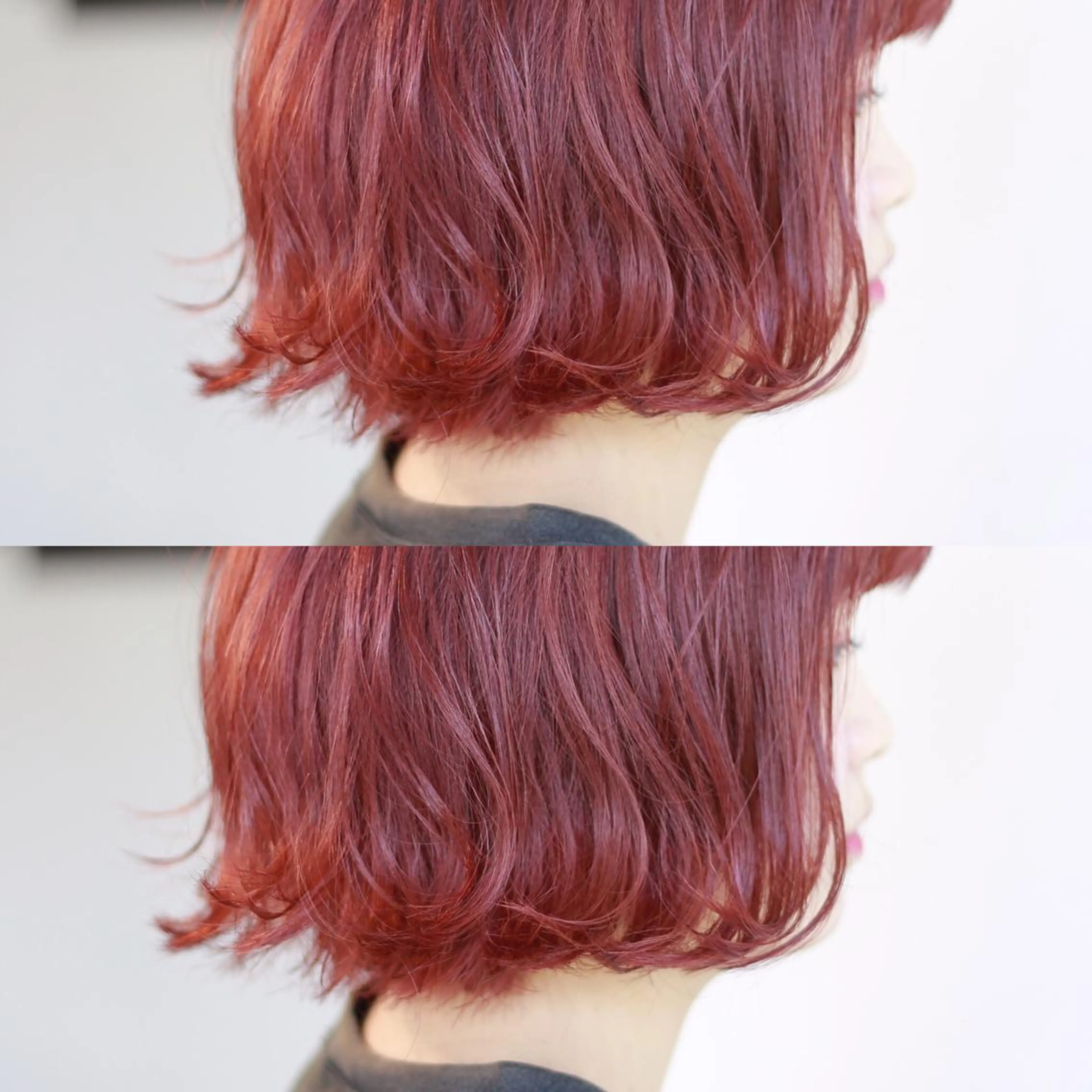 ショート ハイトーン/レイヤー /ケアブリーチ石川治のヘアスタイル