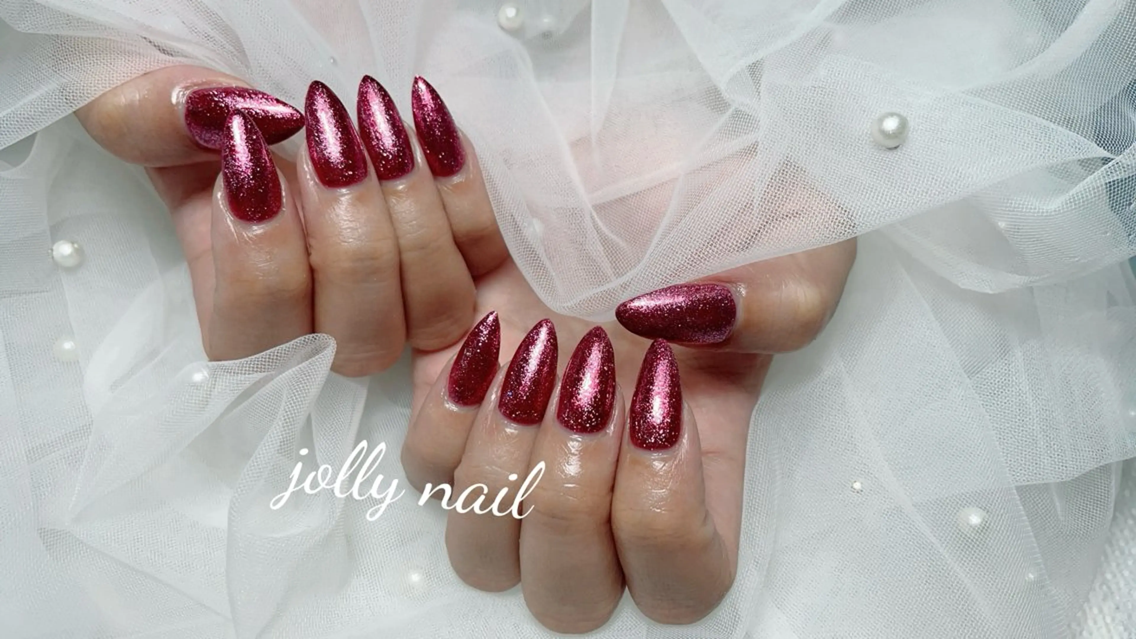 ネイル ハンドネイル Meri💅ジェル& チップ長さだし専門のネイルデザイン