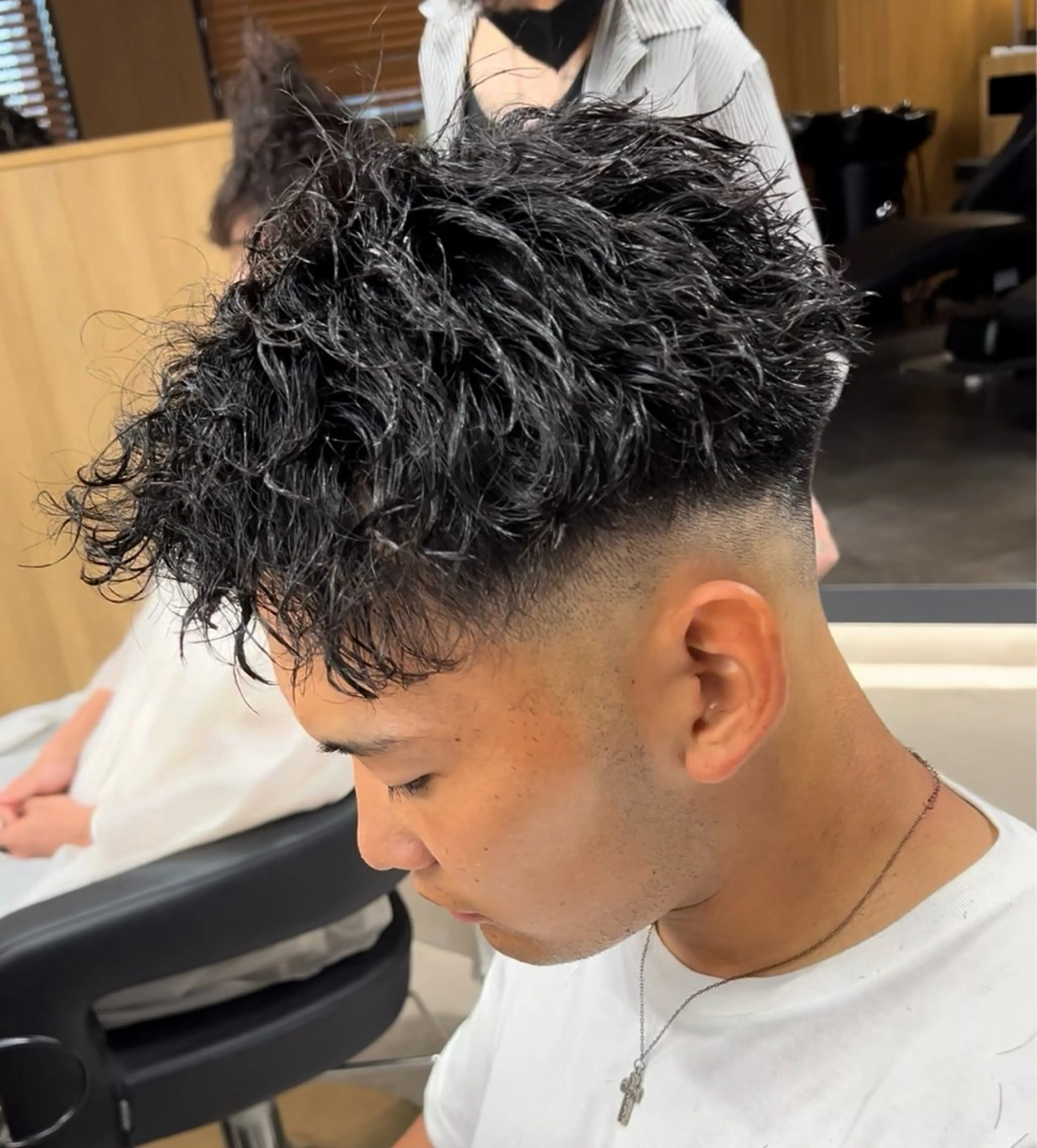 パーマ メンズ カット パーマ トリートメント ヘアセット 新世代パーマ⚡️ の達人トモ⚡️のヘアスタイル