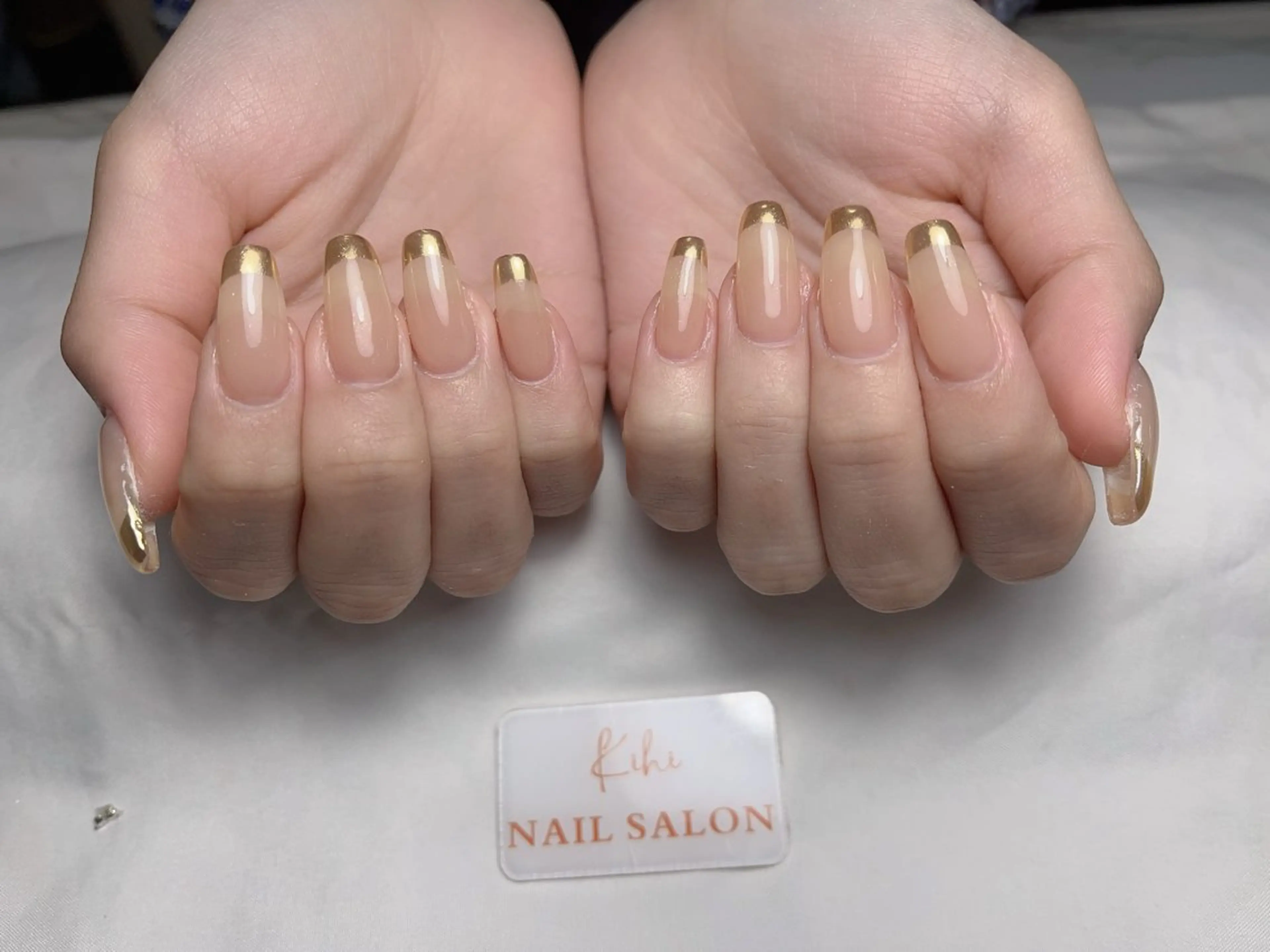 ネイル アートネイル フレンチネイル ジェルネイル グラデーション 韓国ネイル ハンドネイル ハンドケア さくら💮💮 【オフ無料】のネイルデザイン