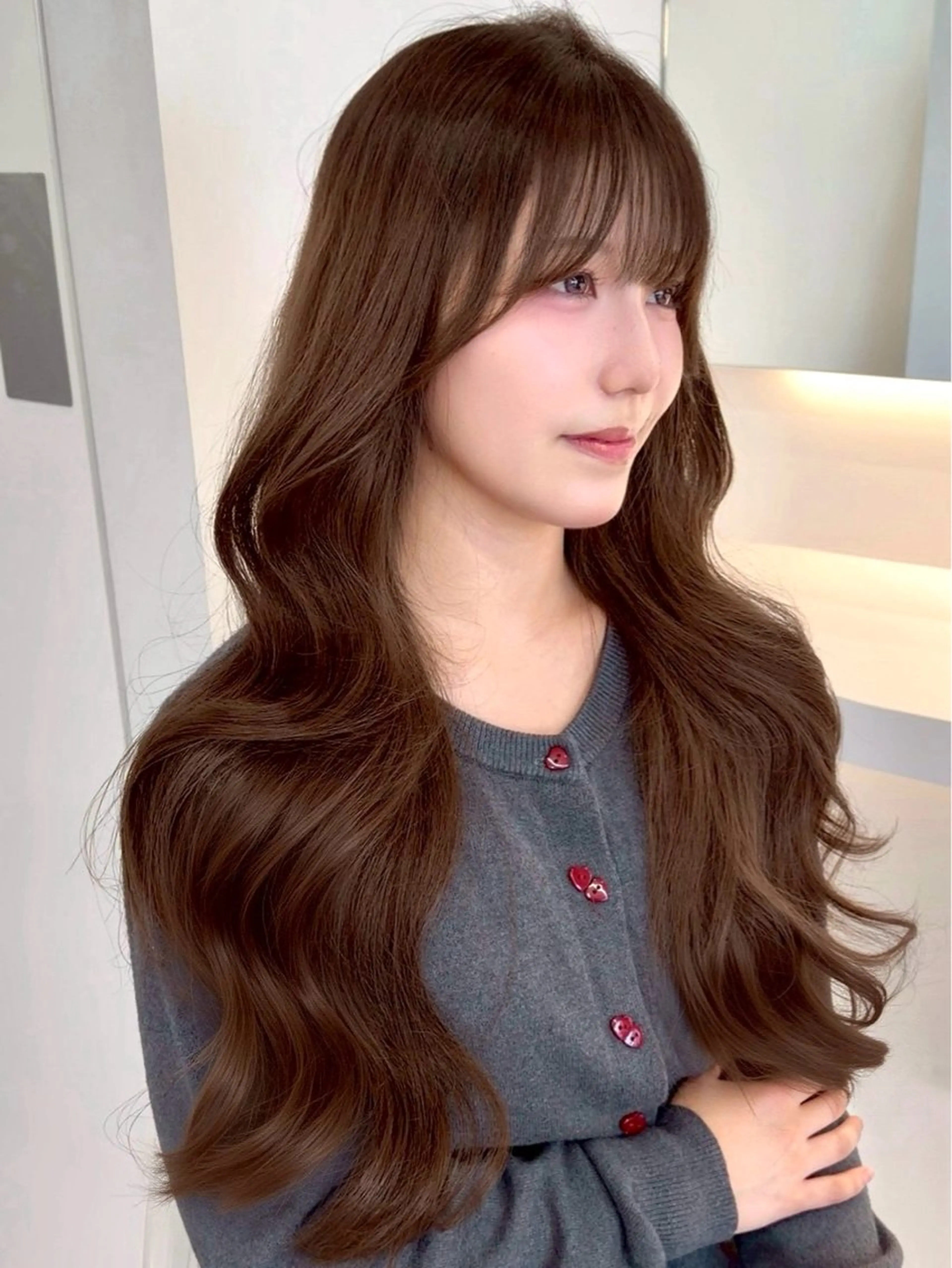 ロング レイヤーカット 🎀透明感カラー shizuka🎀のヘアスタイル