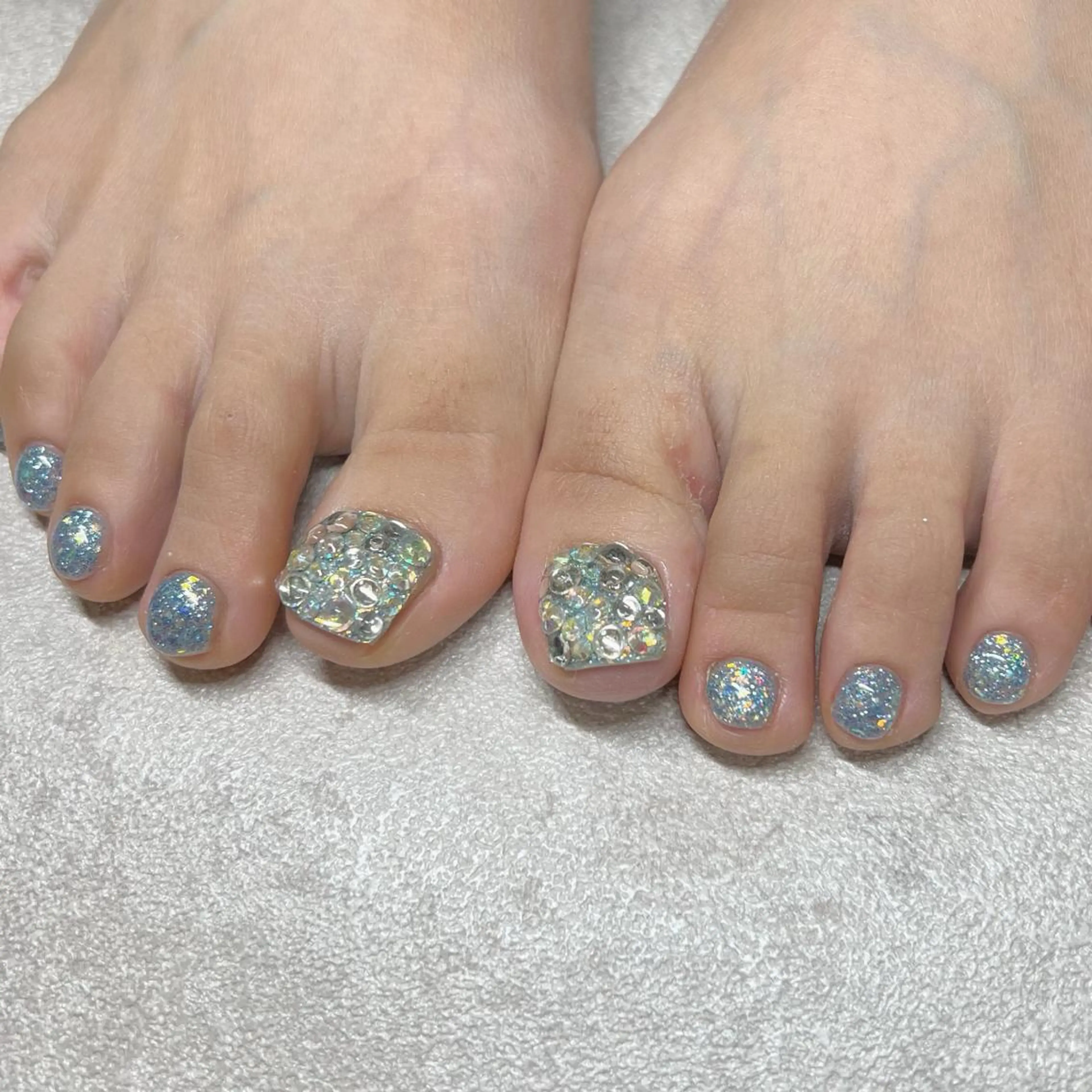 フット親指アート オフあり¥4800の写真