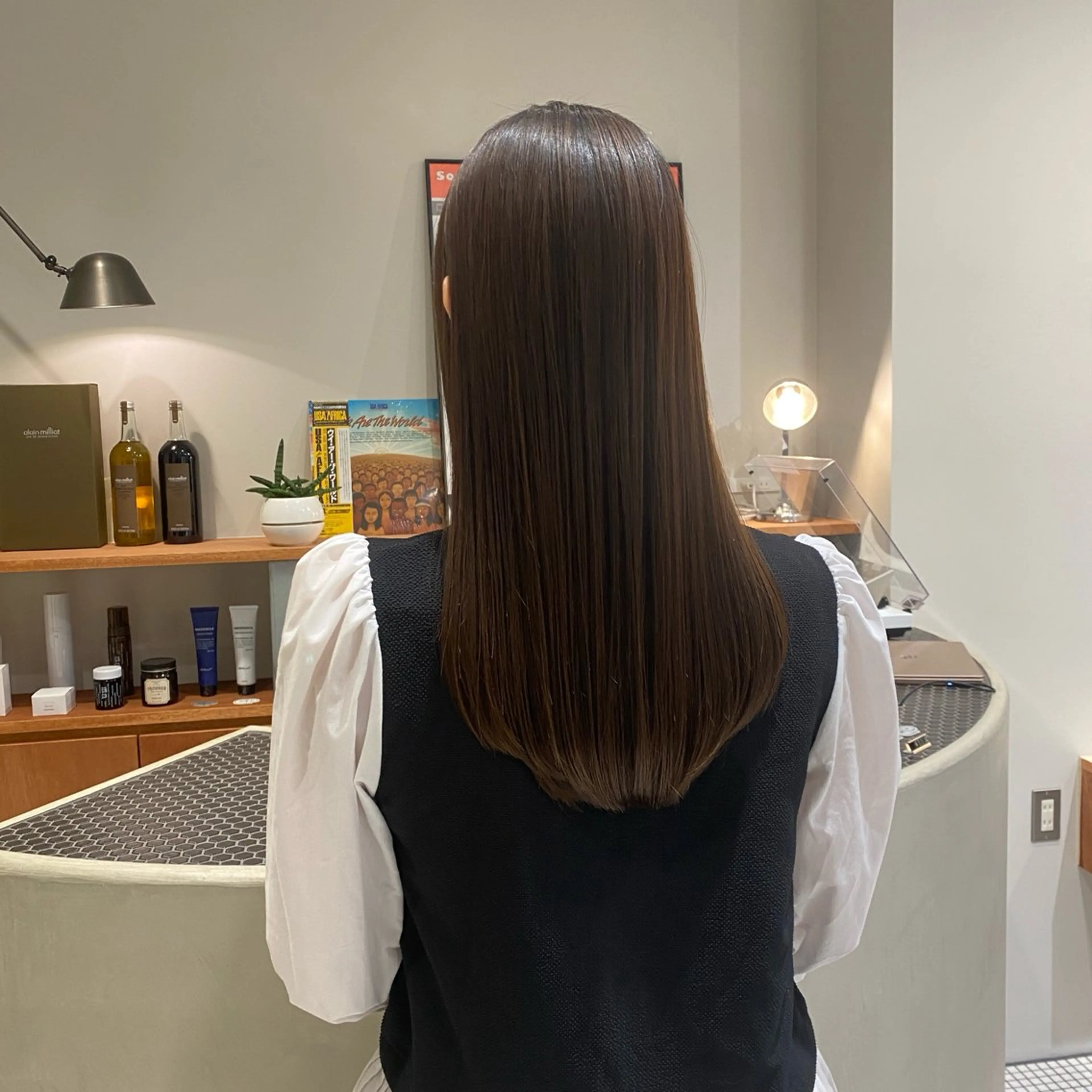 カット+髪質改善超音波トリートメントの写真