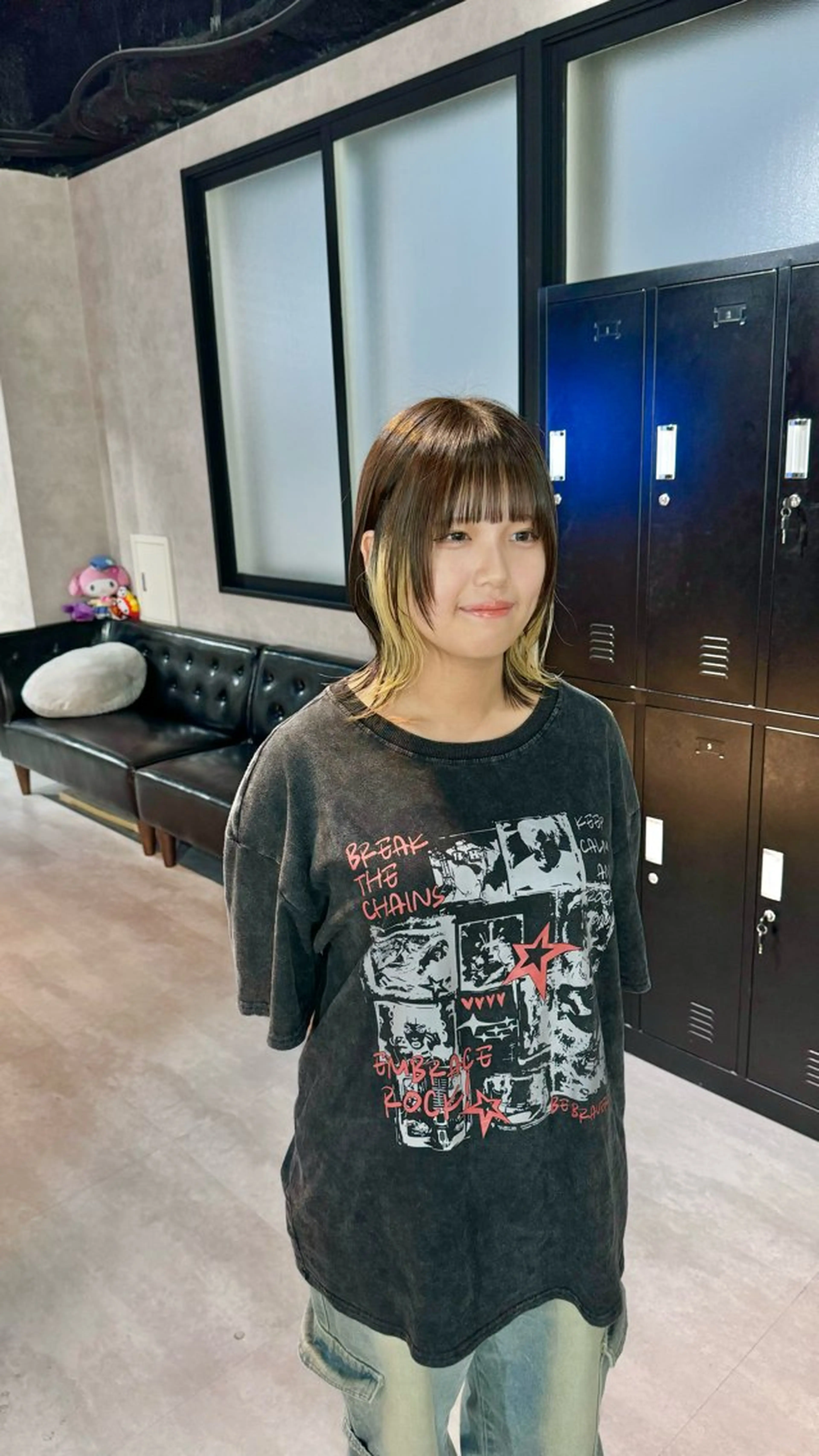 ミディアム ウルフカット カット B E C H I C O〔べち子〕のヘアスタイル