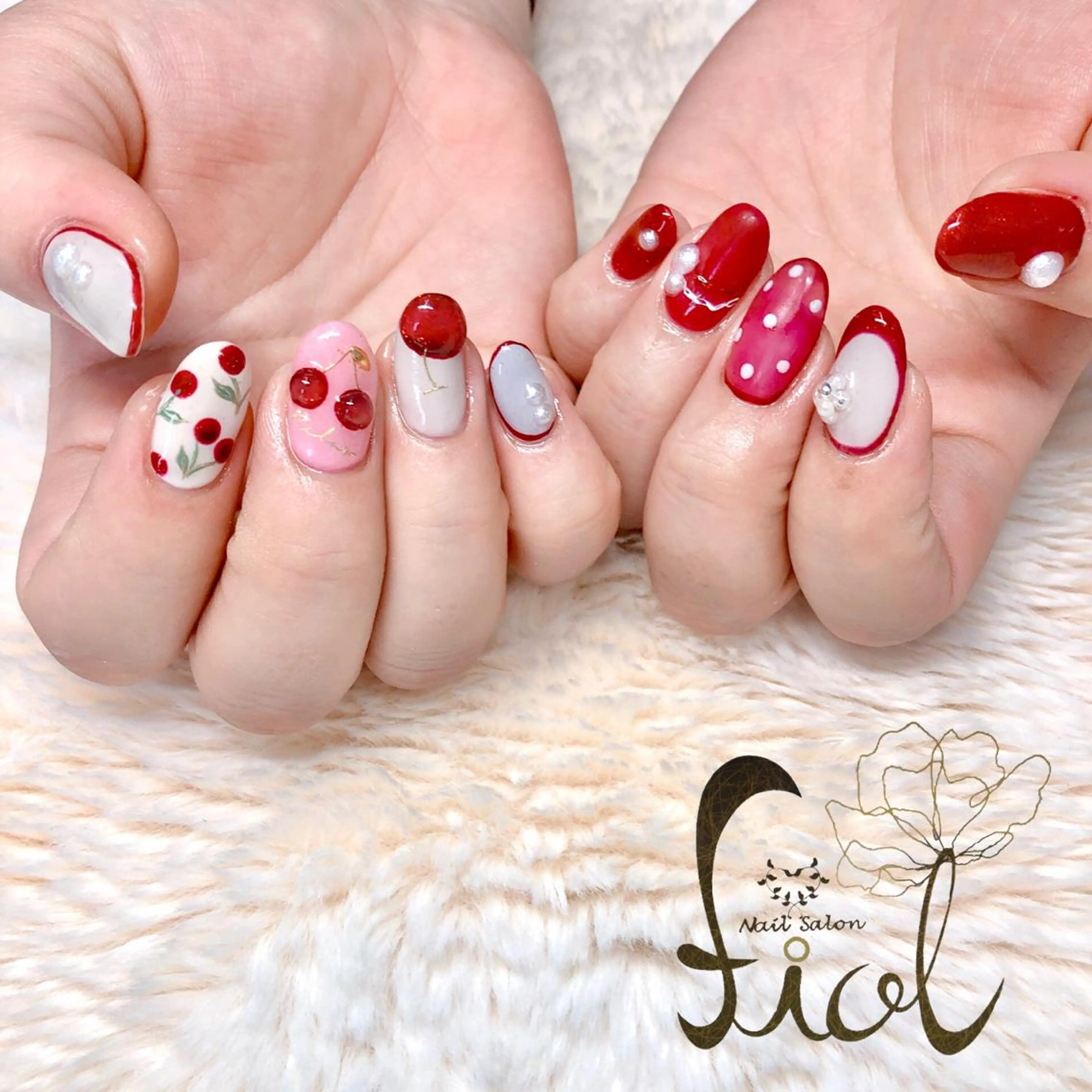 ネイル 持ち込み ハンドネイル nail salon fiolのネイルデザイン