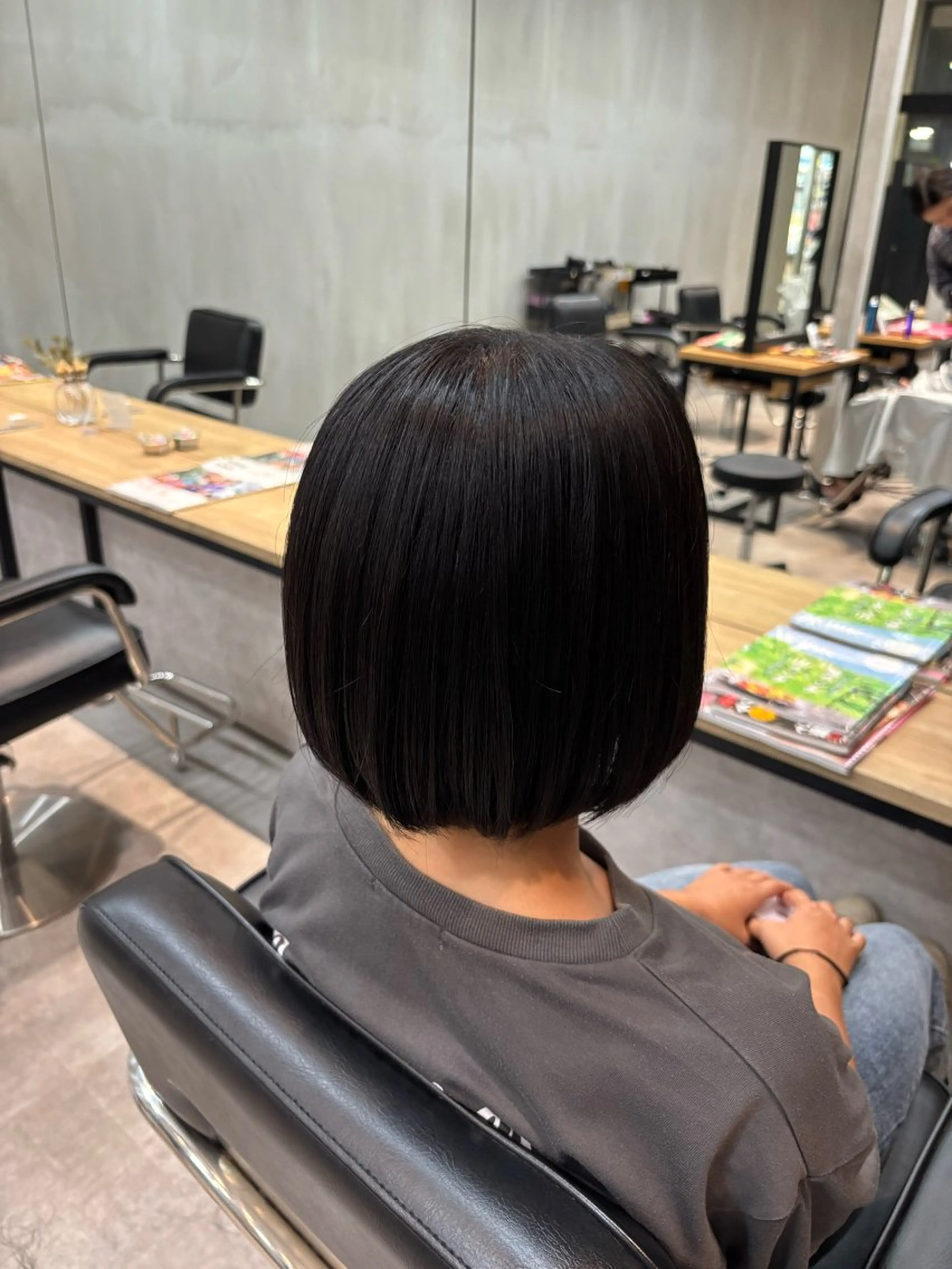 ショート ボブ 片平 帆香のヘアスタイル
