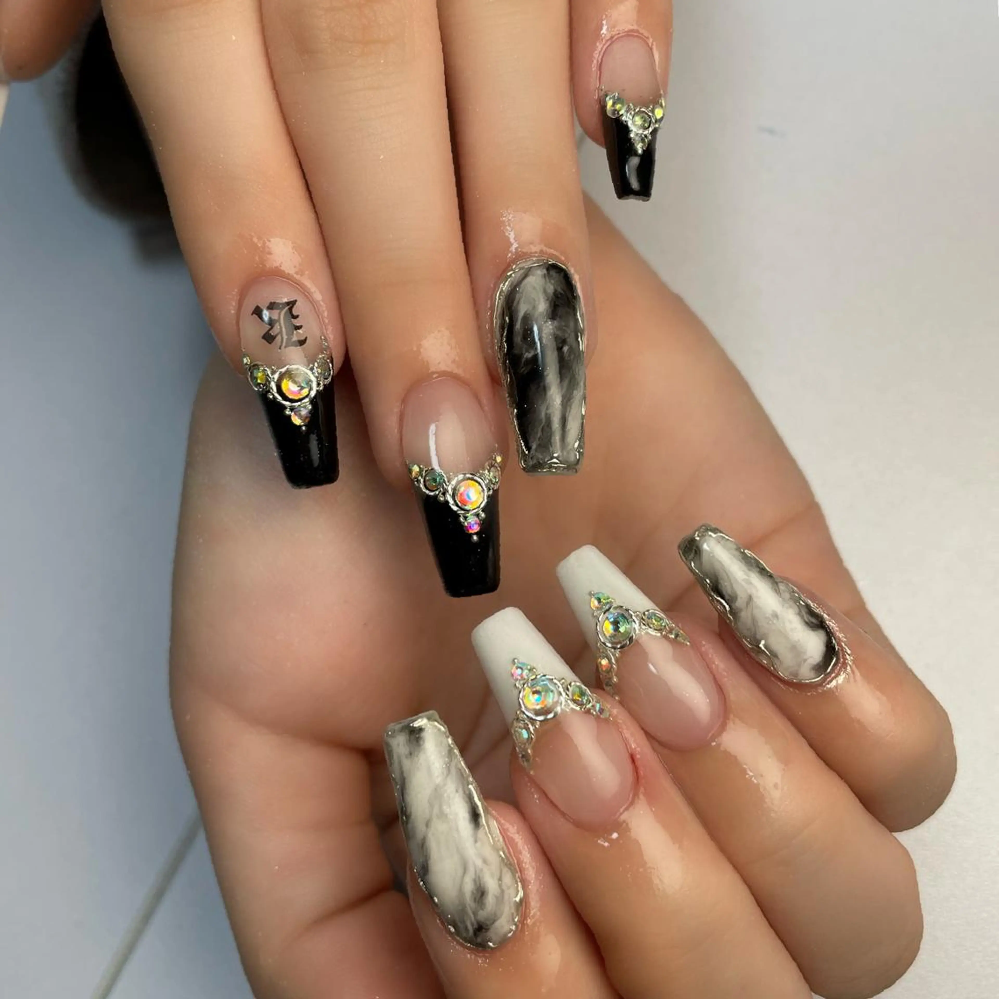 ロング ネイル 下妻ネイルサロン/ パラジェルのネイルデザイン