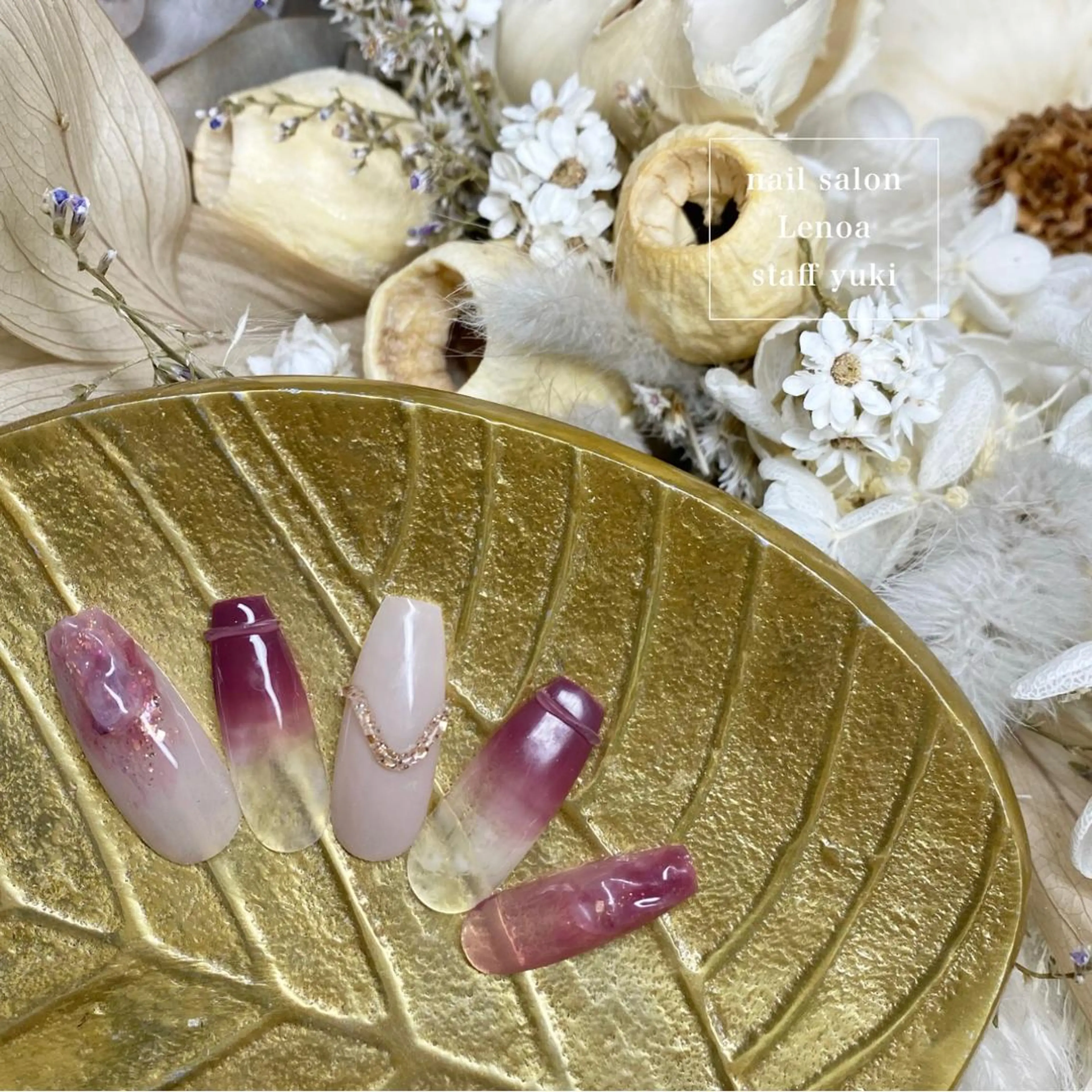 ネイル ハンドネイル Lenoa Yukiのネイルデザイン