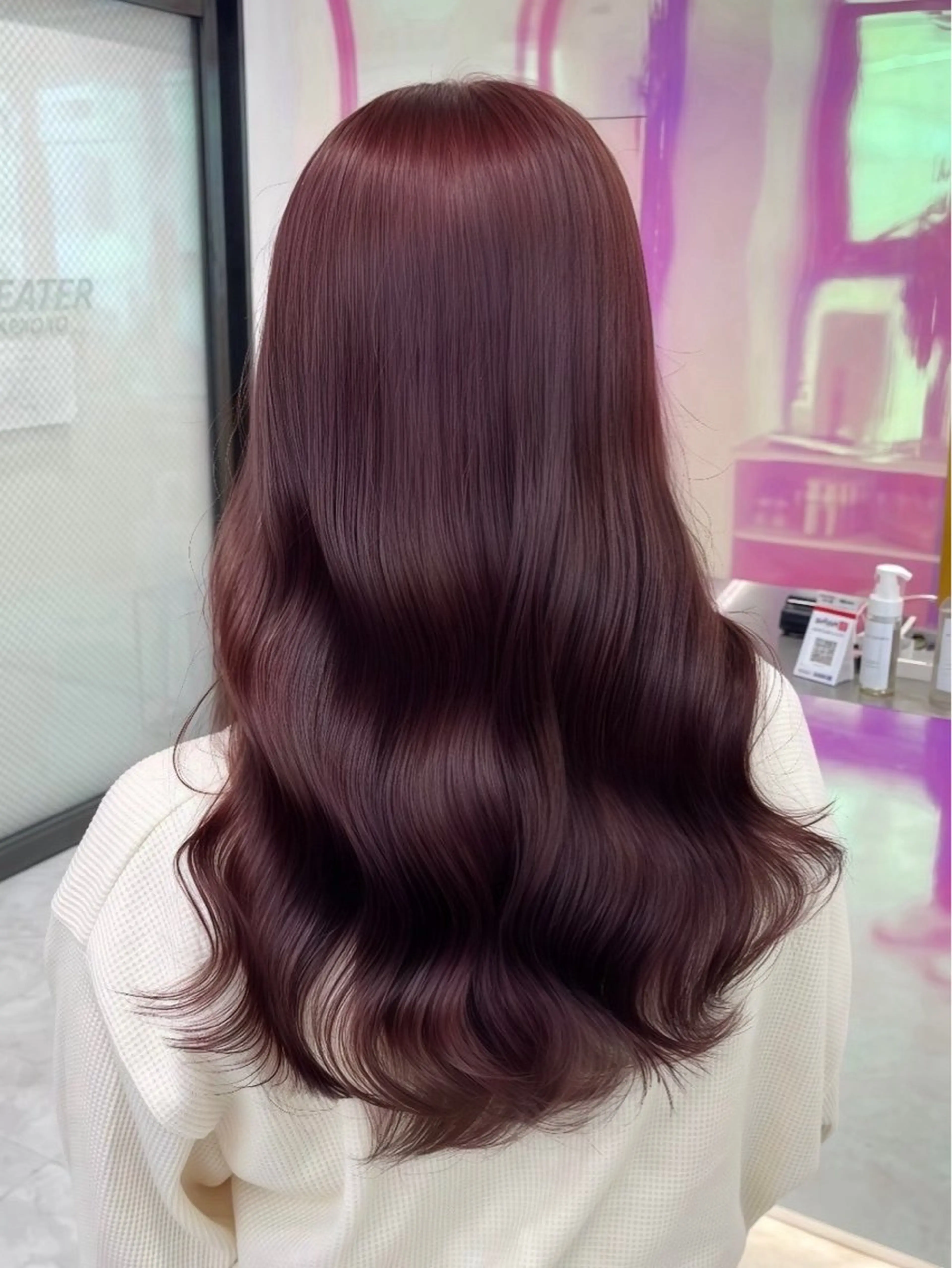 カラー ヘアカラー トリートメント ヘアセット 大人っぽツヤ髪🫧 銀座/表参道のヘアスタイル