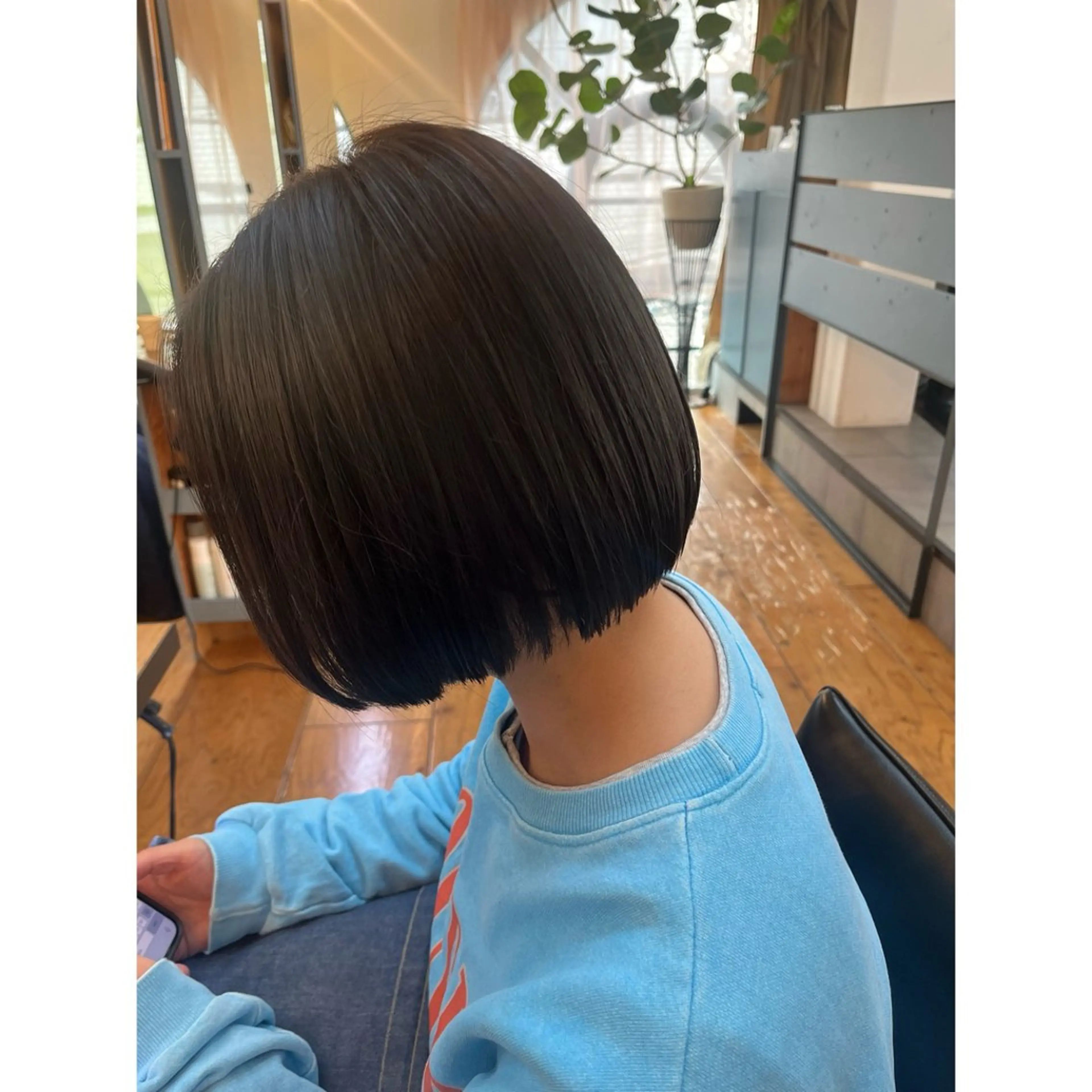 ショート カラー カット ヘアカラー トリートメント Lagom なかだのヘアスタイル