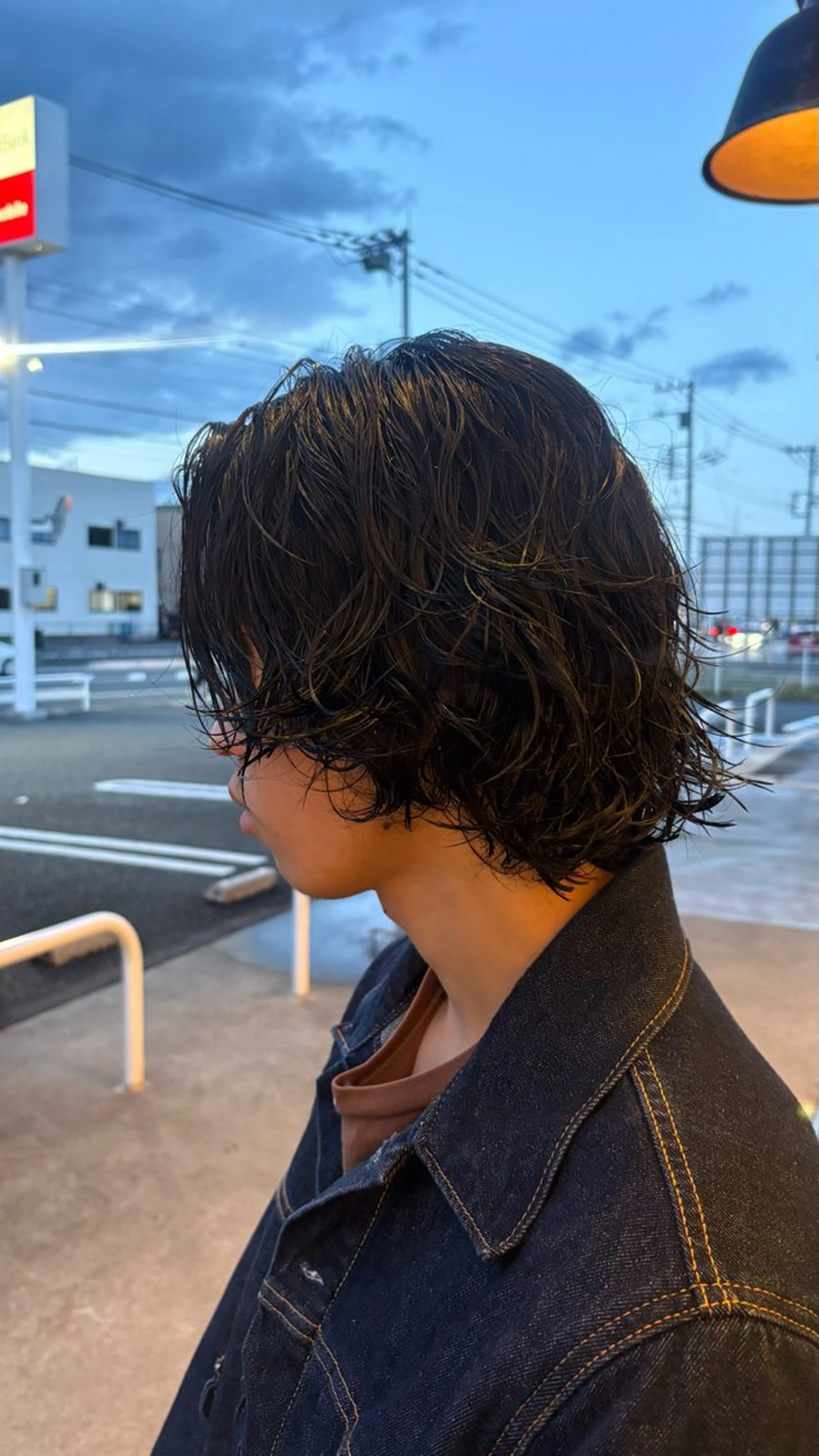 ショート メンズ メンズパーマ ボブ くせ毛 カット パーマ 阿世賀 隆太のヘアスタイル
