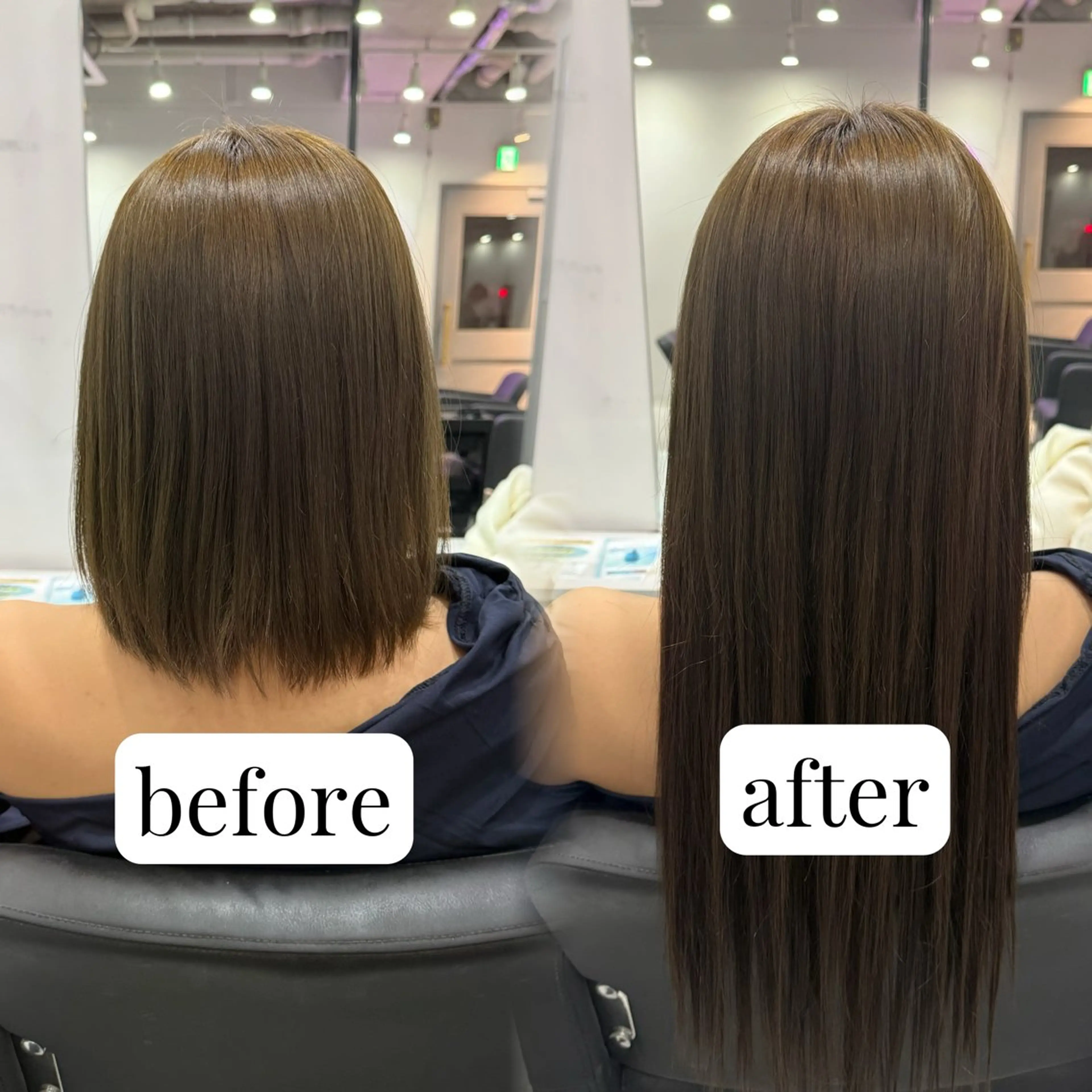 ロング カラー カット エクステ 髪質改善 艶髪矯正 エクステ かいり✂️のヘアスタイル