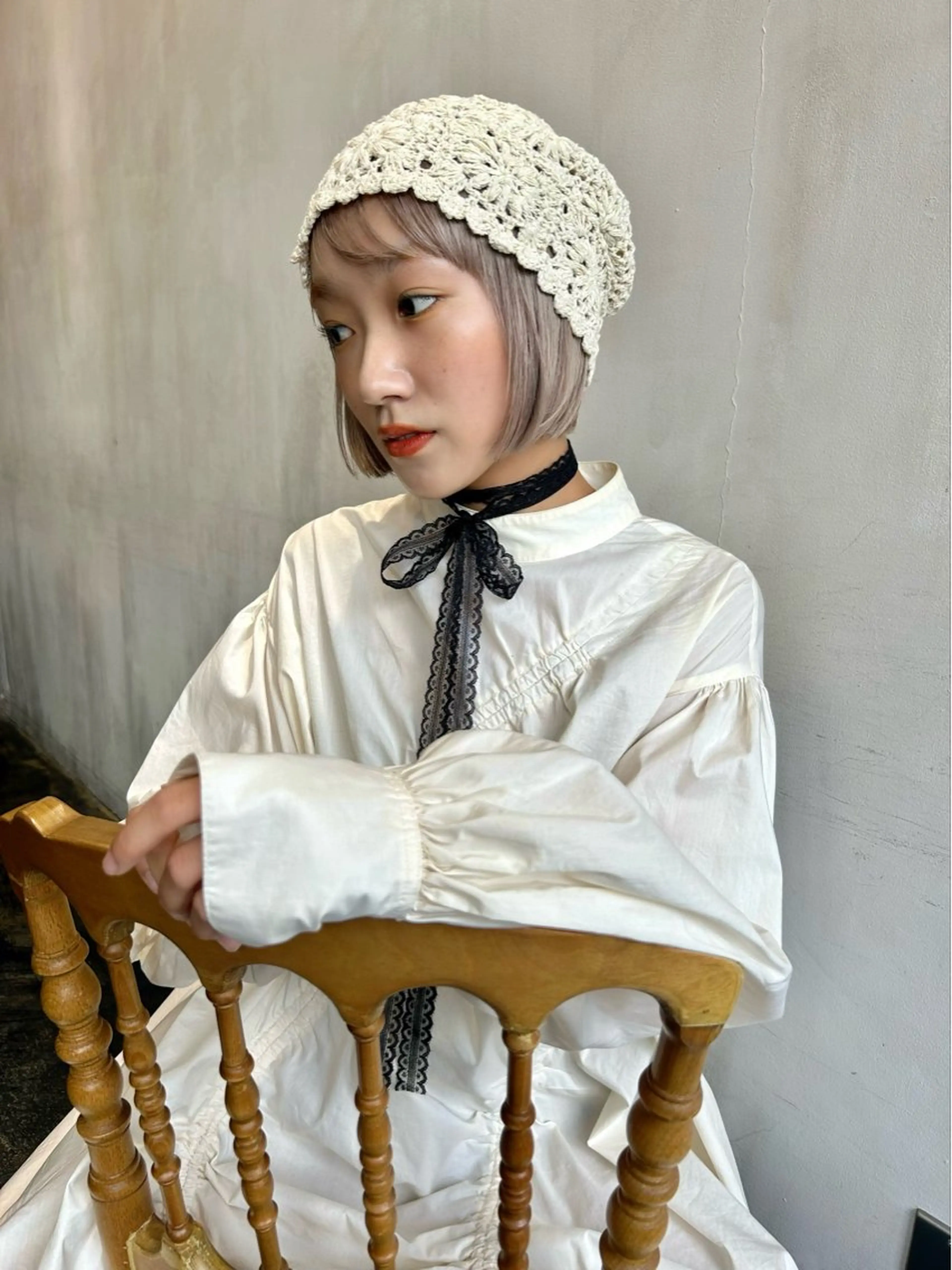 ミディアム カット ヘアカラー トリートメント ハイトーン/ブリーチ 🧁soraのヘアスタイル