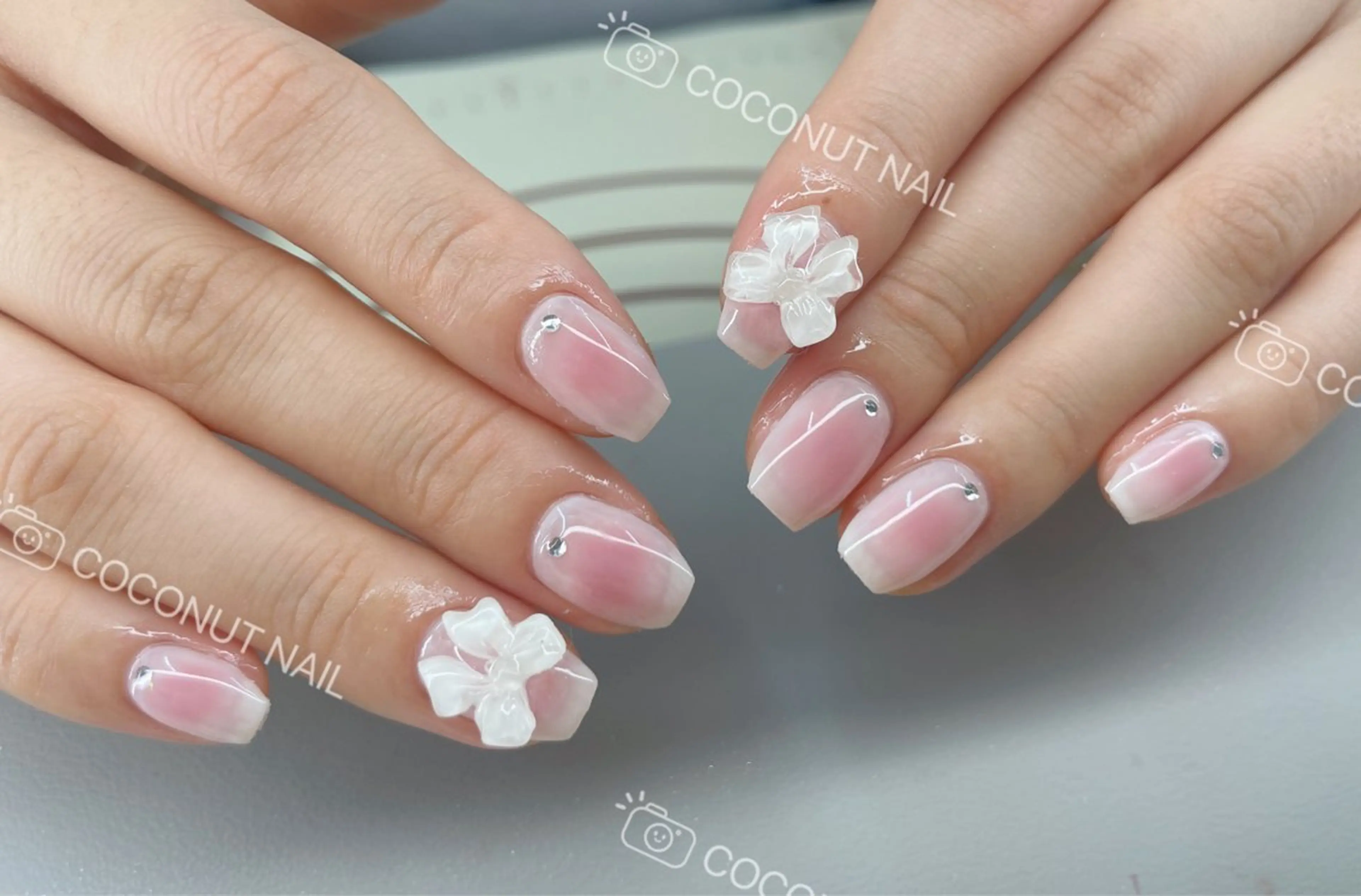 ネイル ハンドネイル 神田 ココナッツのネイルデザイン