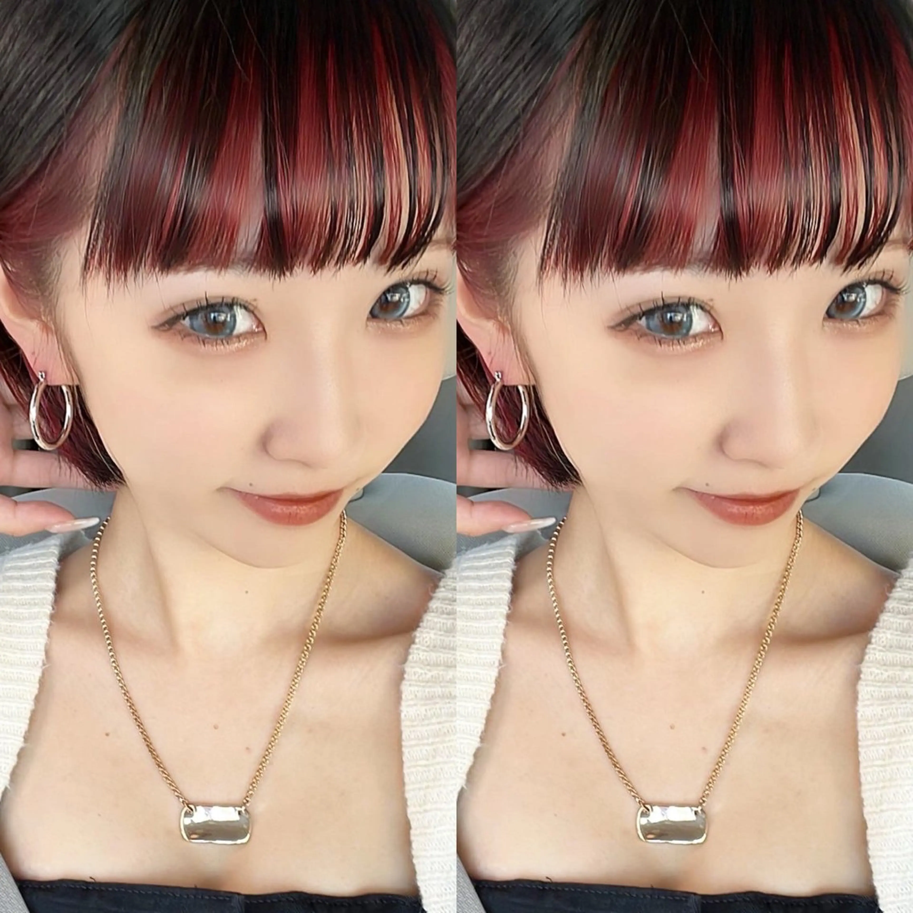 ショート カラー 韓国ヘア/艶カラー /田中悠佑のヘアスタイル